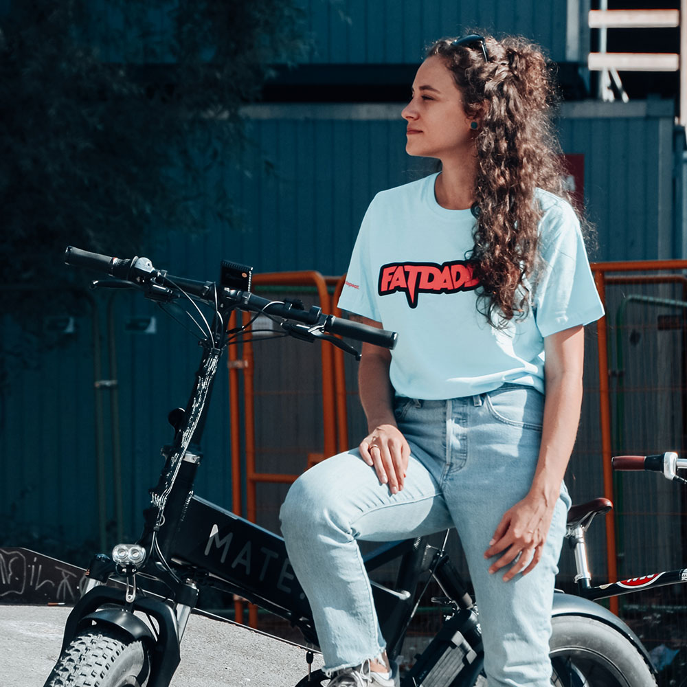 Fatdaddy t-shirt Blue/Pink