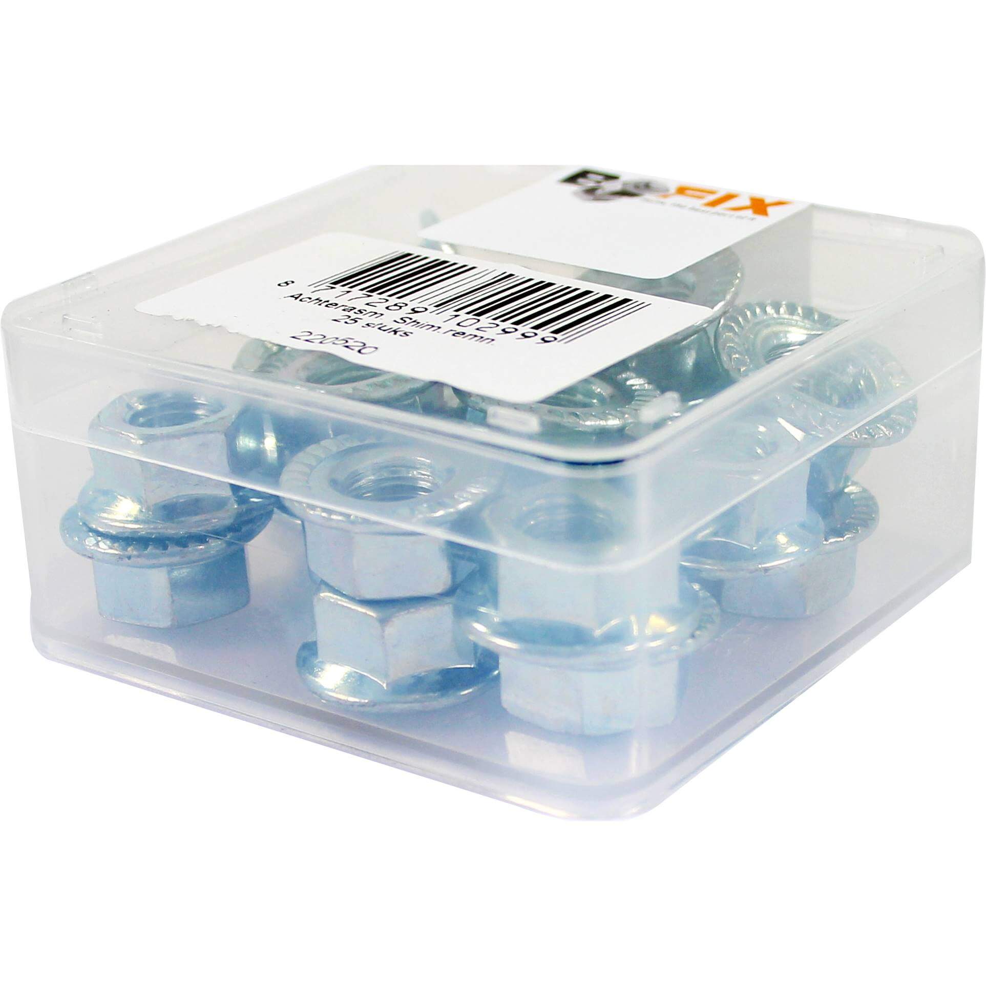 Bofix Box Flange Nut 3/8x24 Shimano (25 Pieces)