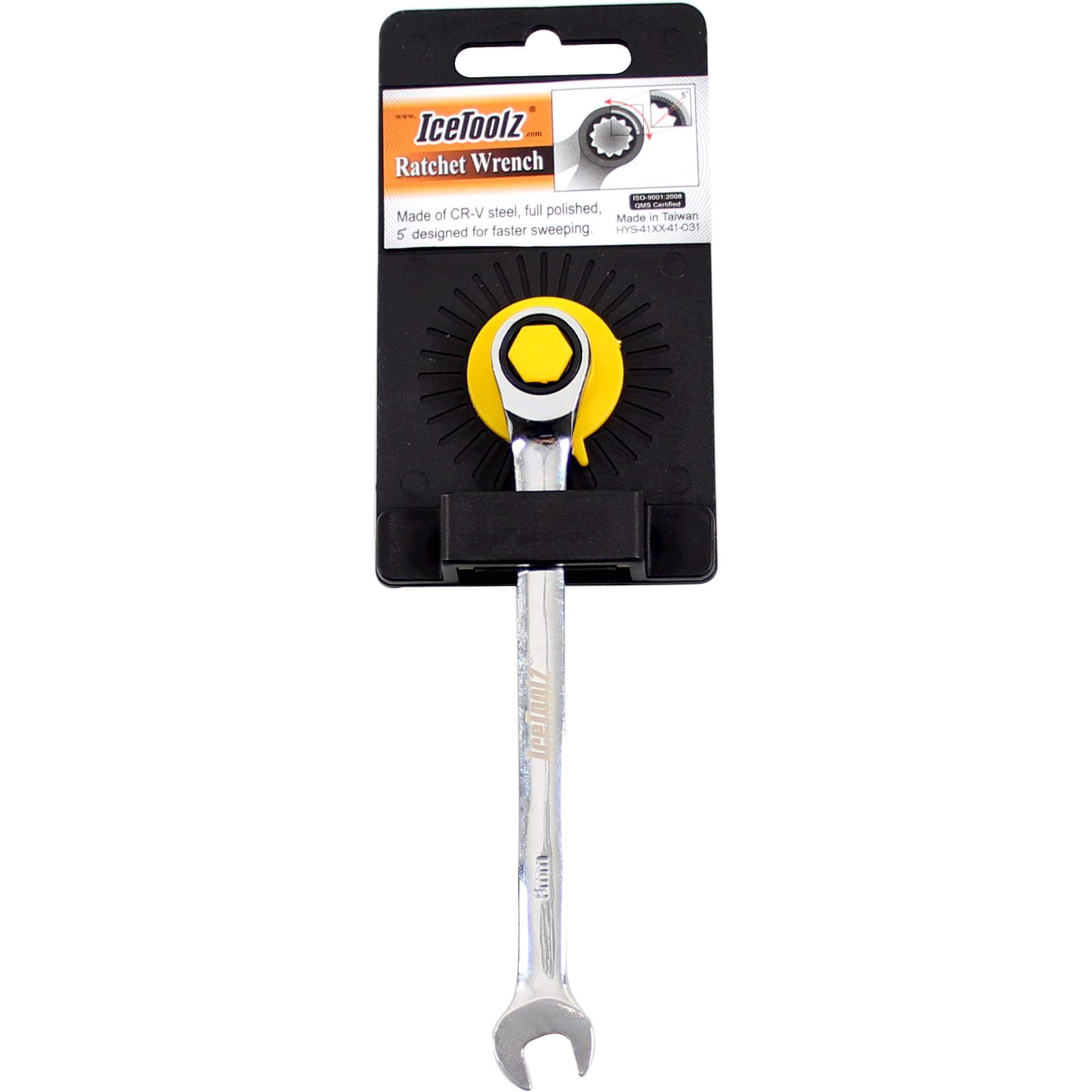 Icetoolz Open/Box Ratchet Wrench 8