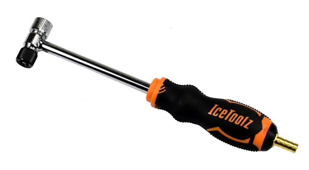 IceToolz Pump Compressor Handle + Hose Coupling