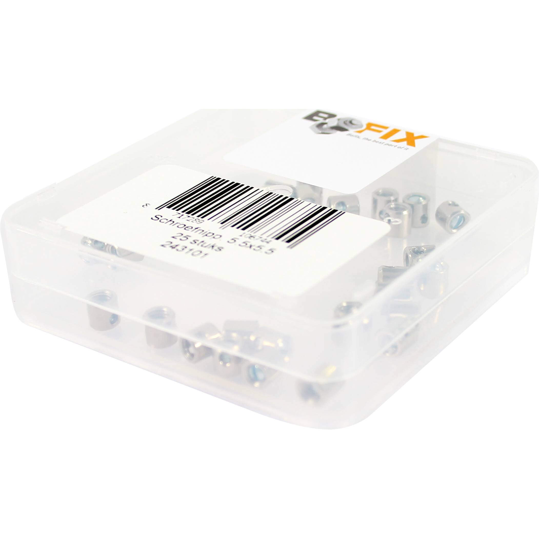 Bofix Box Screw Nipple 5.5x5.5 (25 Pieces)