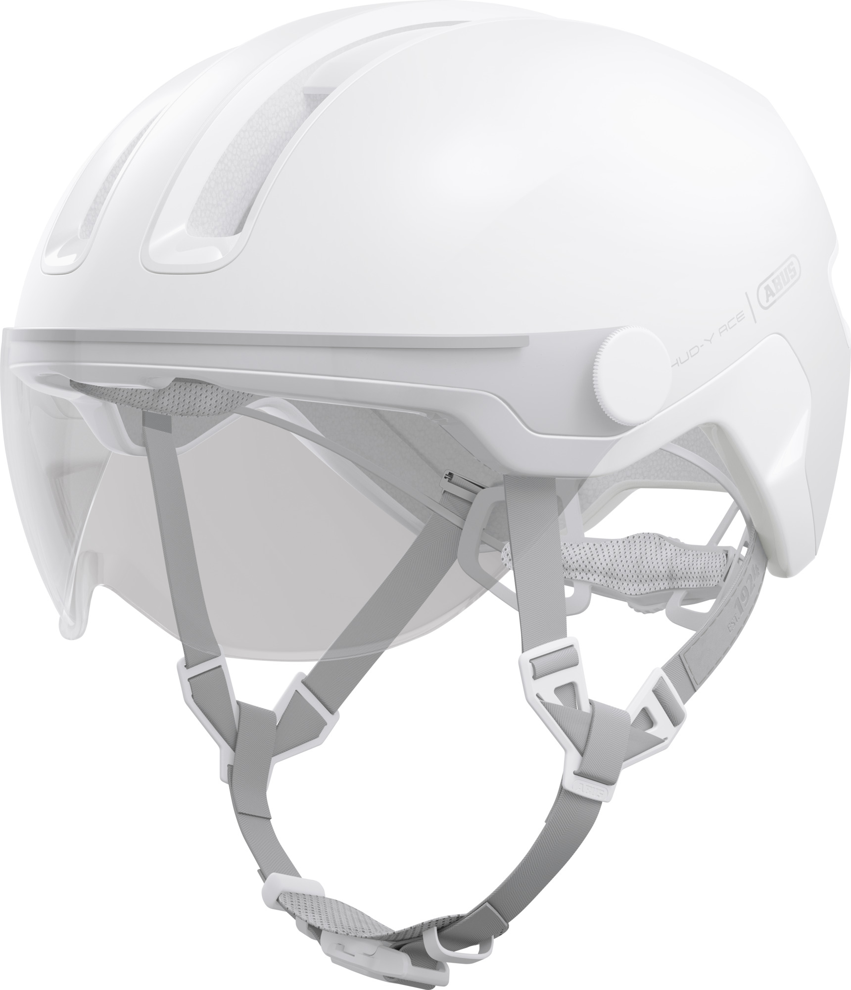 Abus Helmet HUD-Y ACE Pure White M 54-58cm