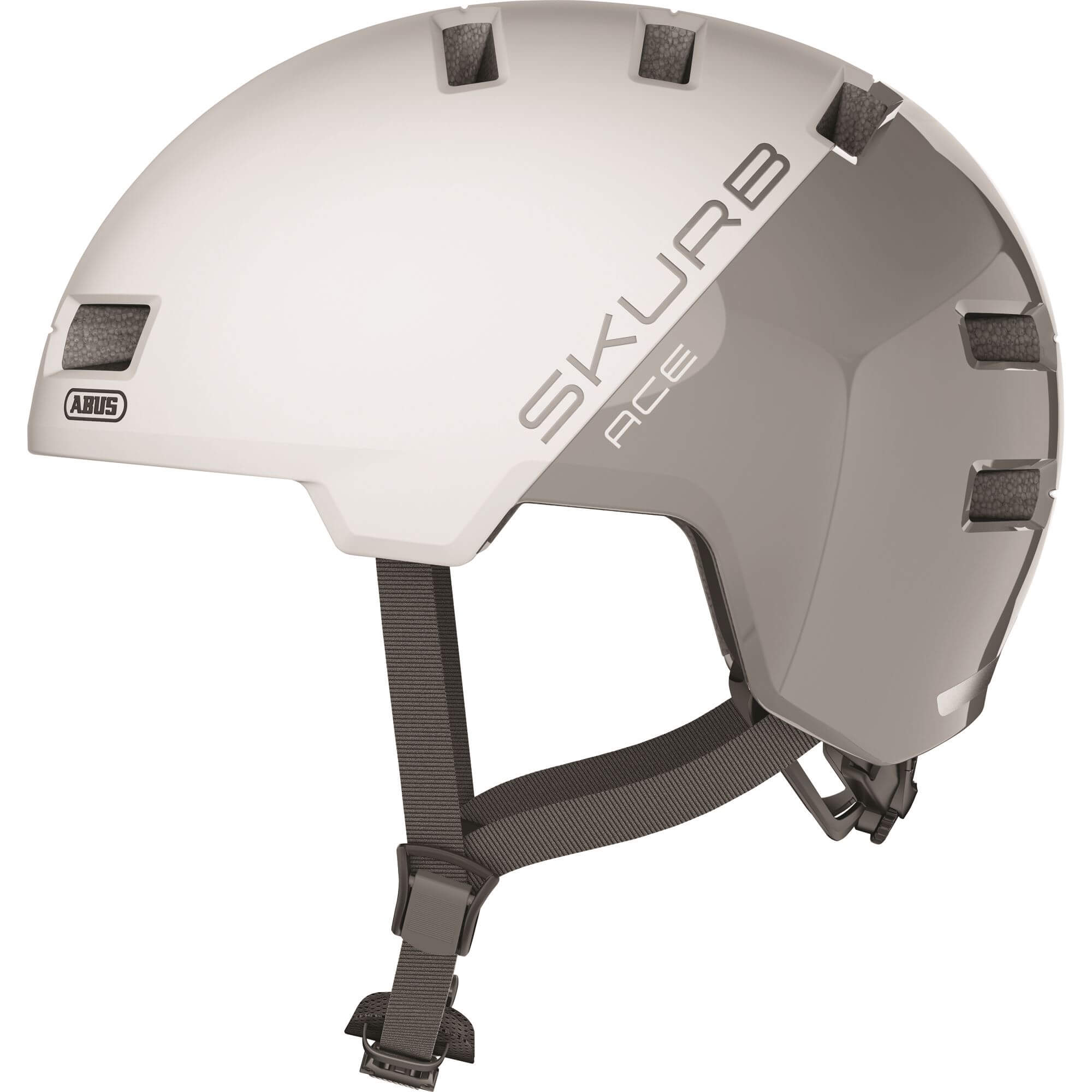 Abus Helmet Skurb ACE Silver White M 55-59cm