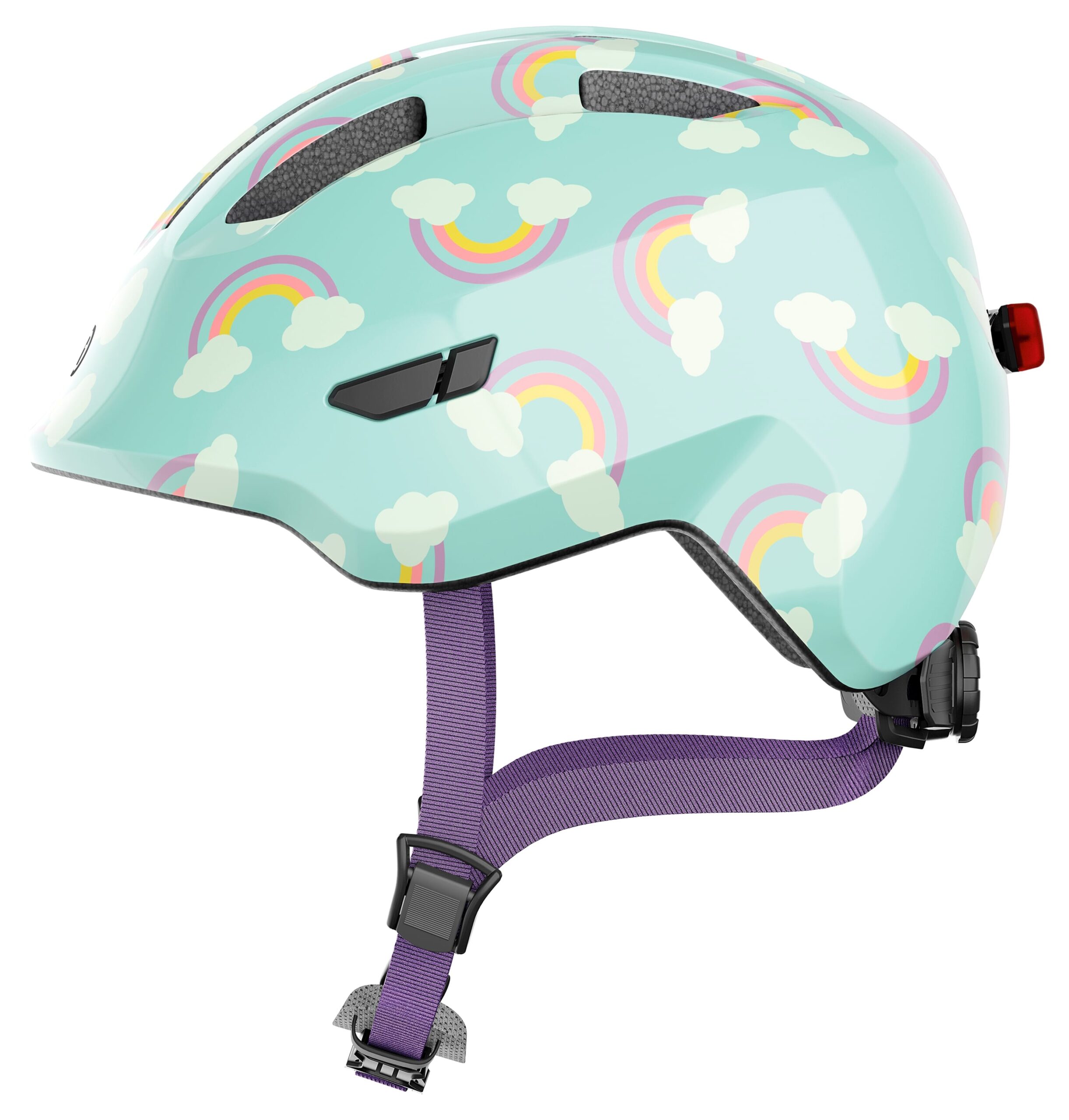 Abus Helmet Smiley 3.0 LED Blue Rainbow M 50-55cm