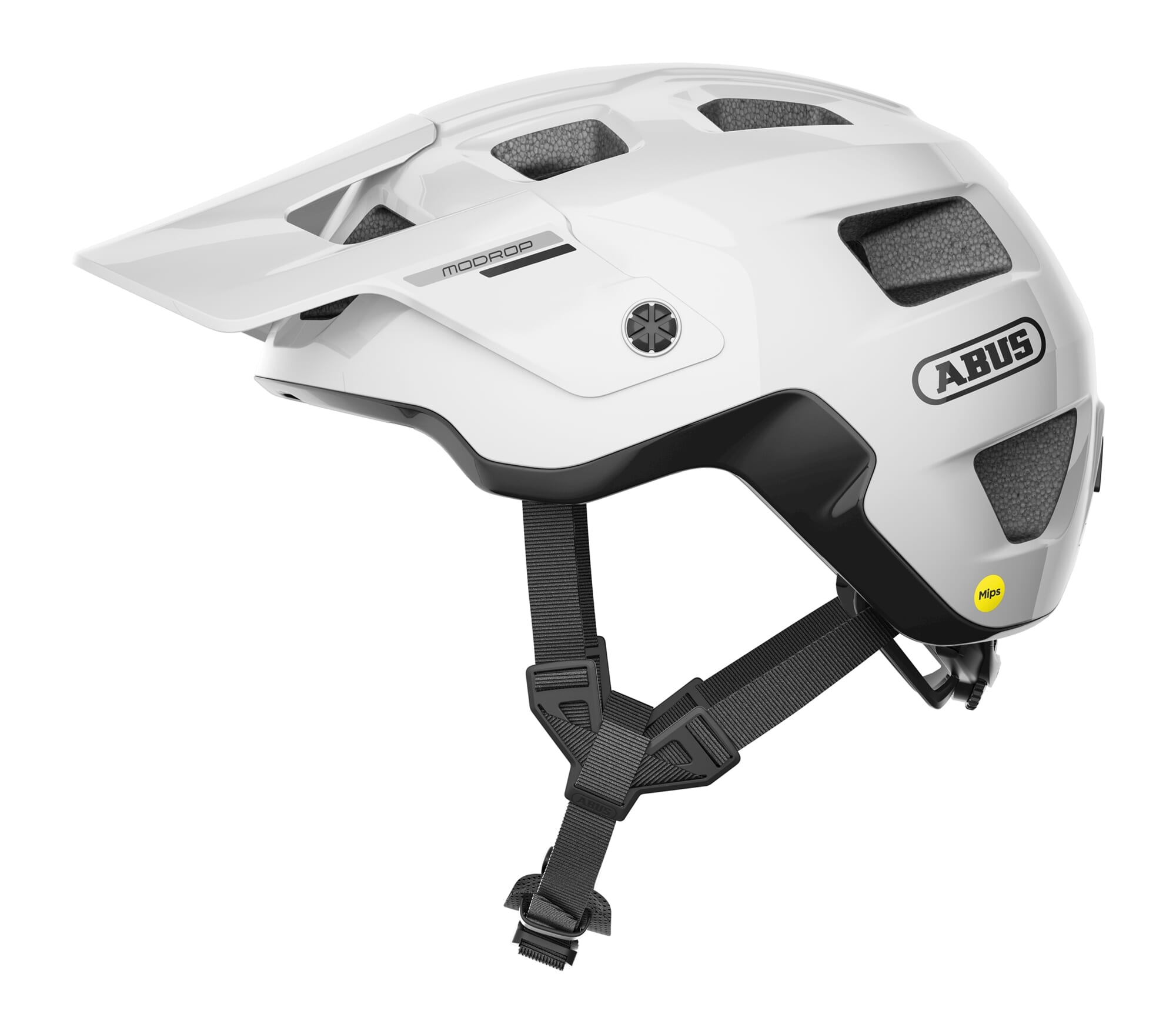 Abus Helmet MoDrop MIPS Shiny White M 54-58cm