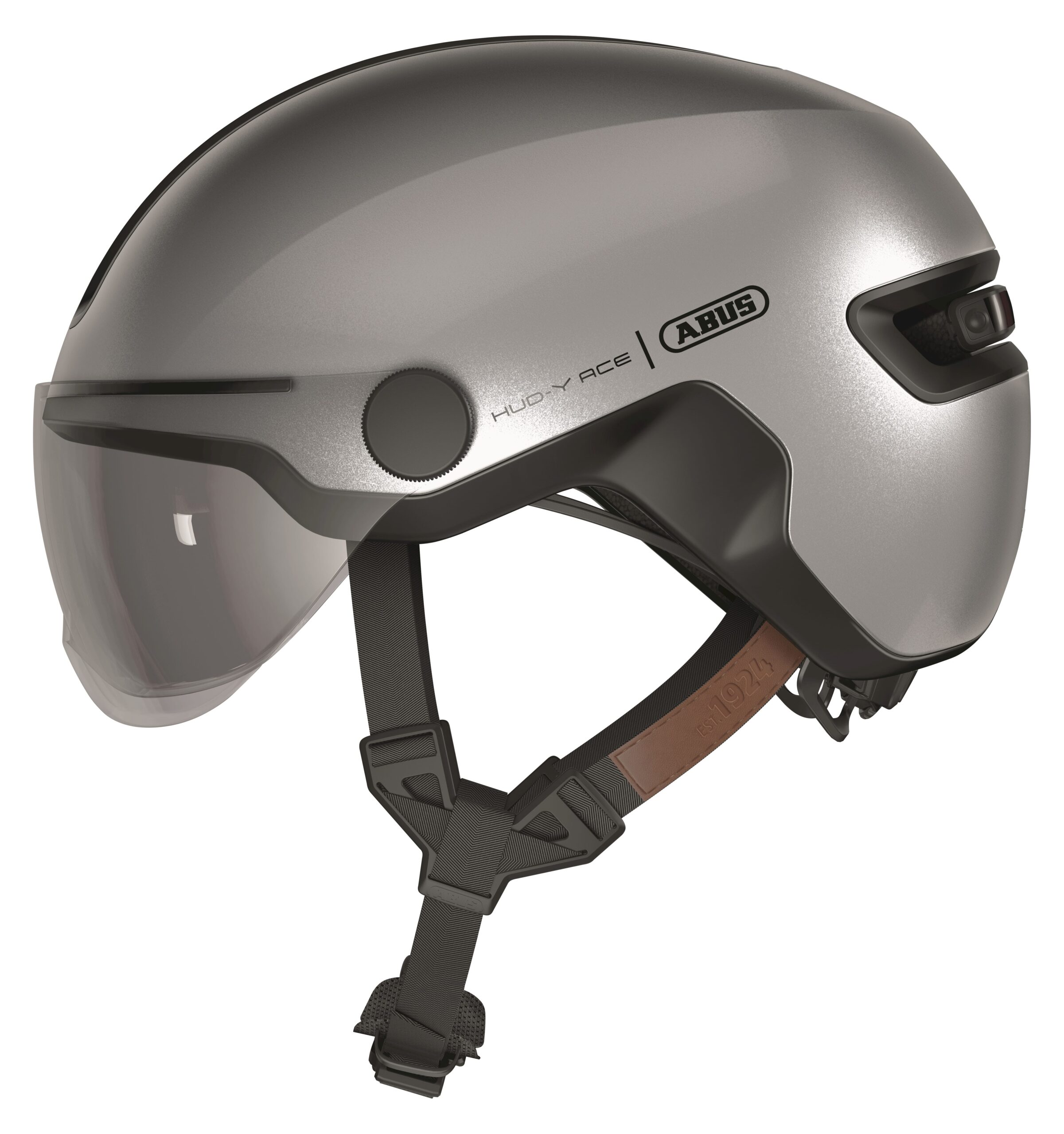 Abus Helmet Hud-Y ACE Gleam Silver L 57-61cm