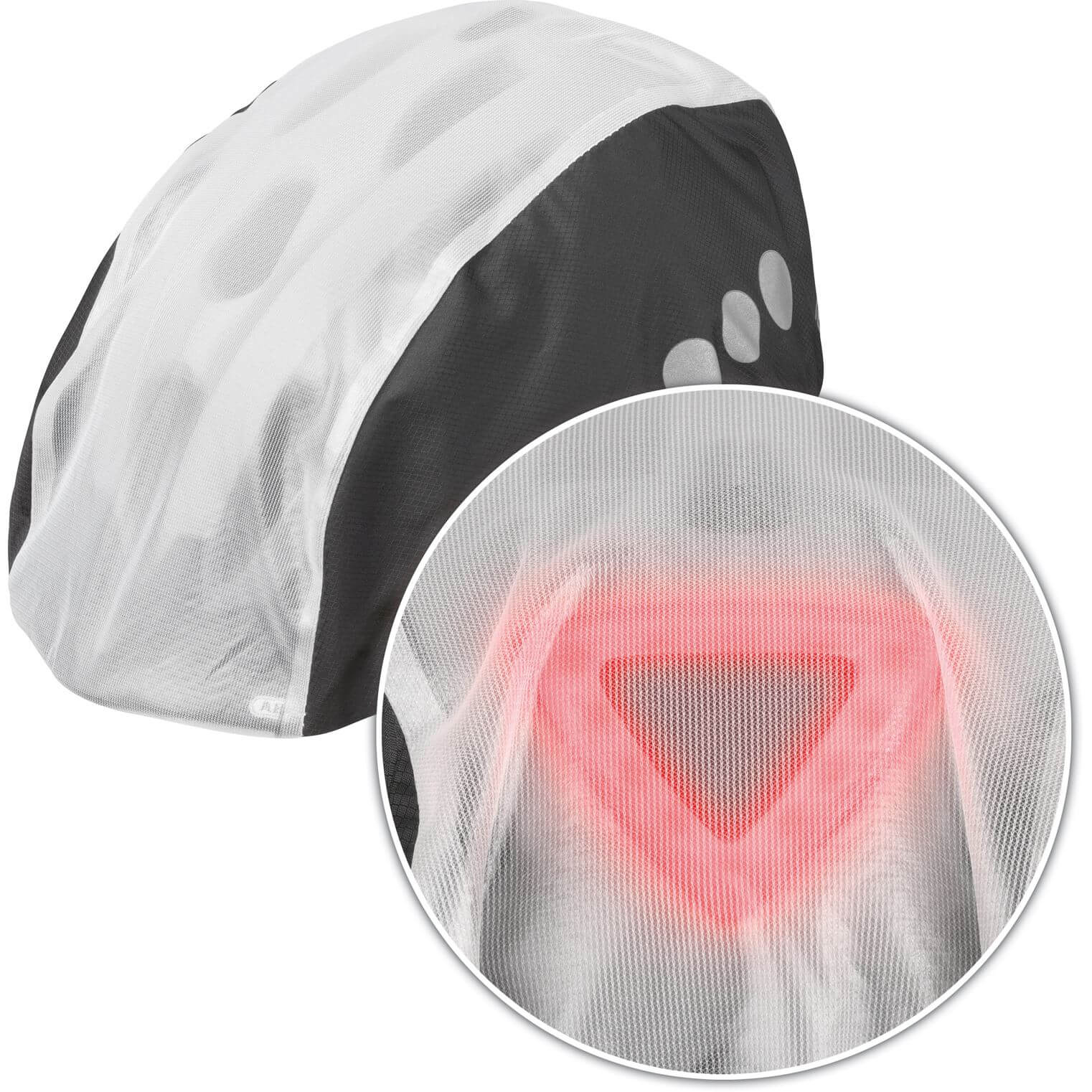 Abus Rain Cover Helmet Transparent Black Toplight