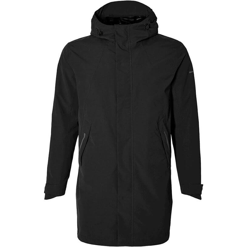 Basil Rain Parka Mosse Men Jet Black XXL