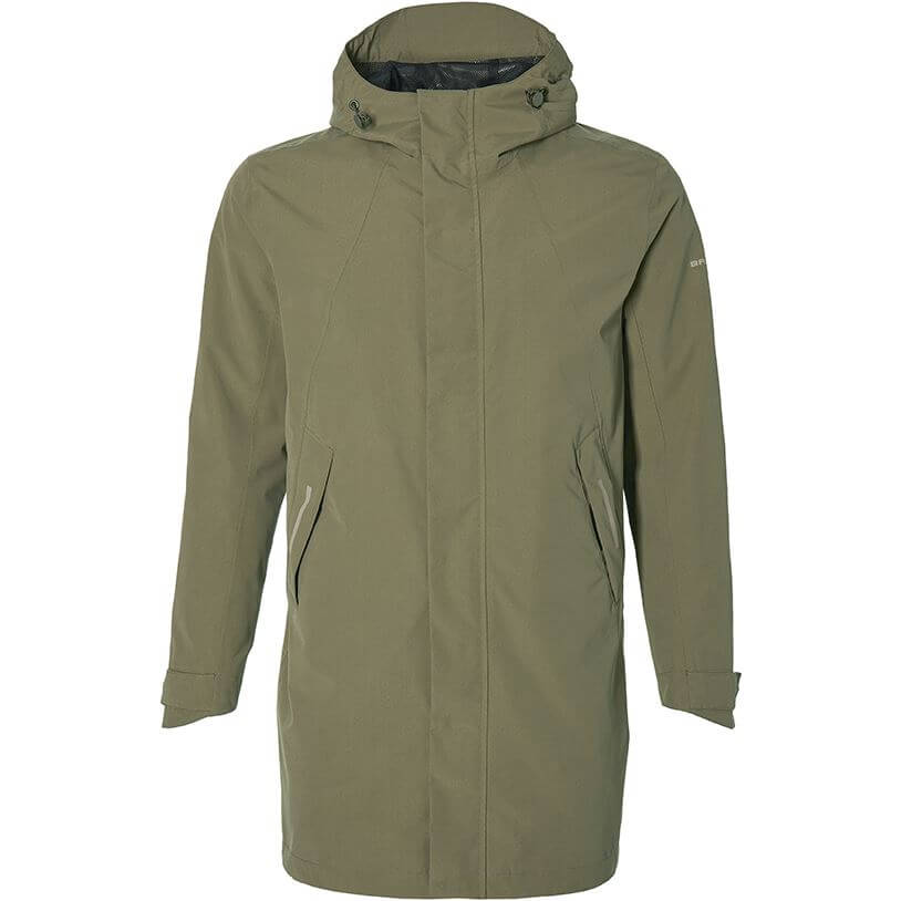 Basil Rain Parka Mosse Men Olive Green S