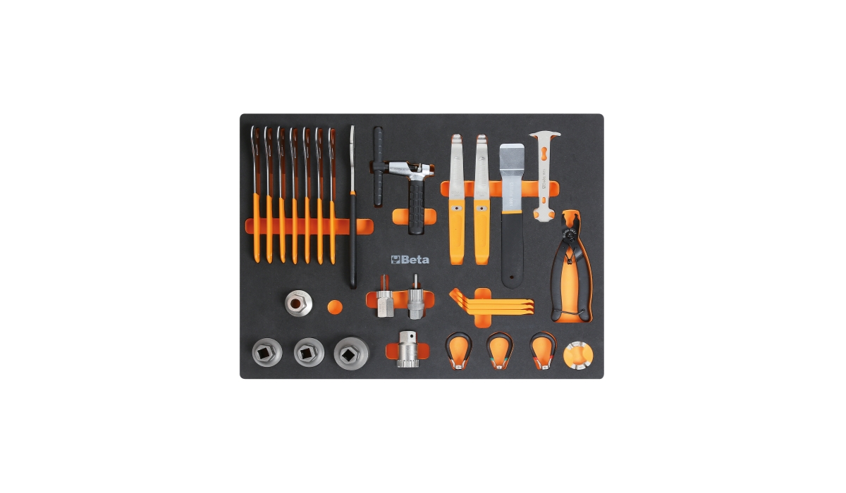 Beta Foam Inlay With 29 Bicycle Repair Tools