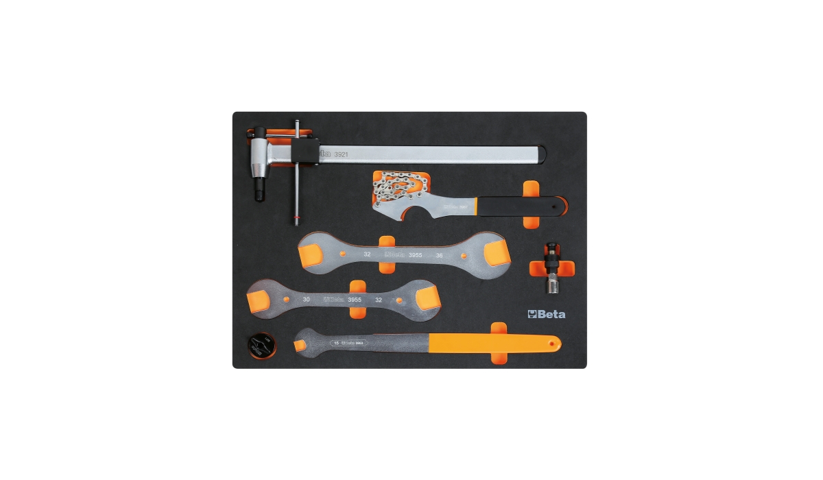 Beta Foam Inlay With 7 Bike Repair Tools