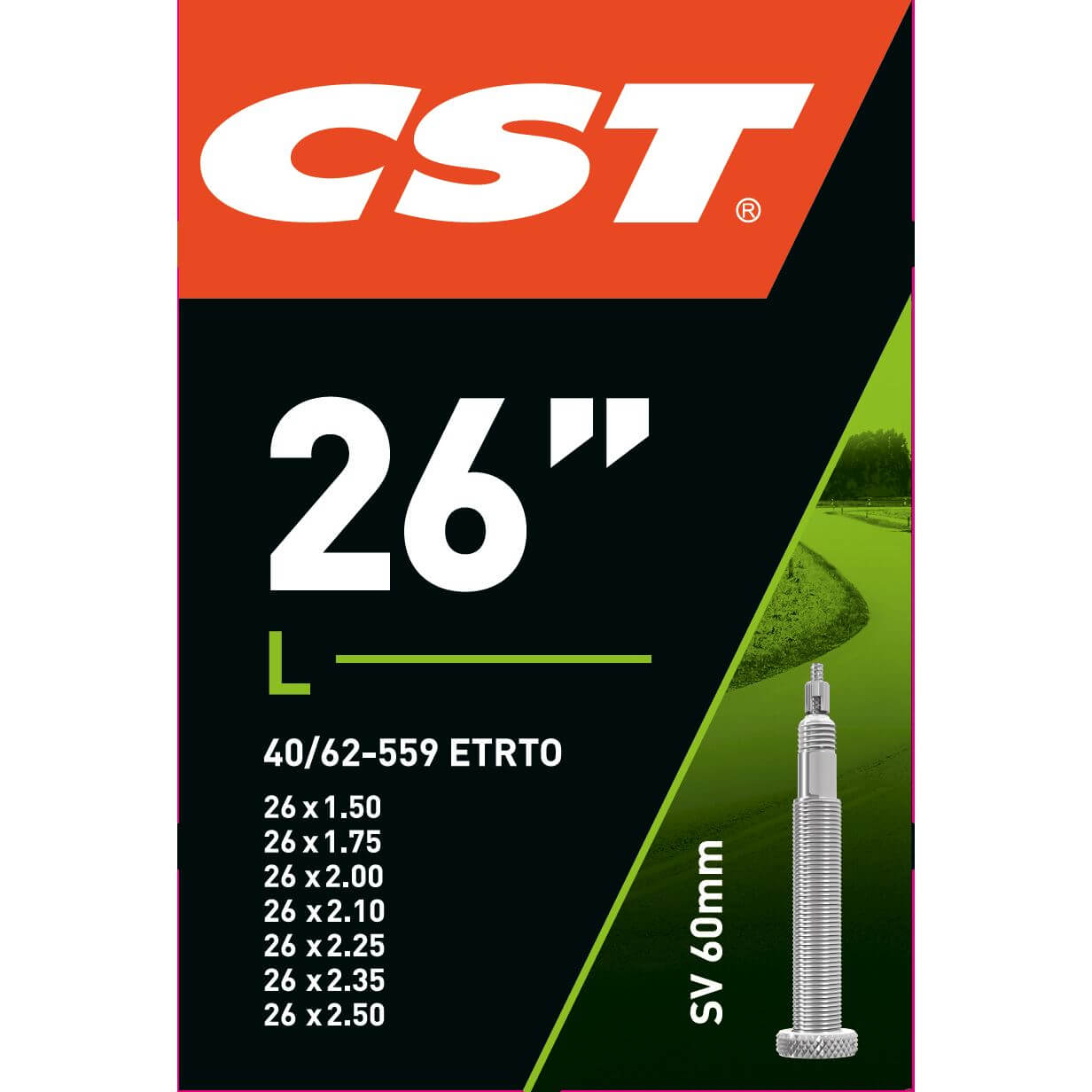 CST BNB 26 x 1.50 - 2.50 (40/62-559) FV 60mm