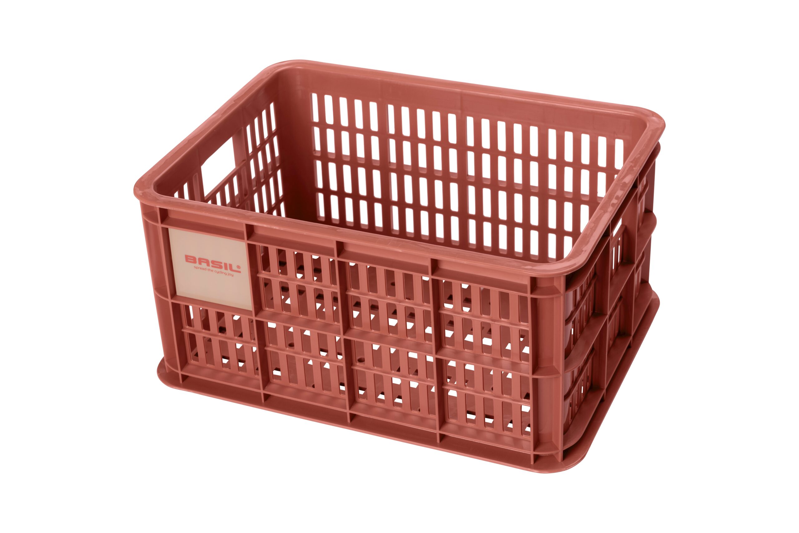 Basil Bike Crate S Terra Red 17.5L Recycled