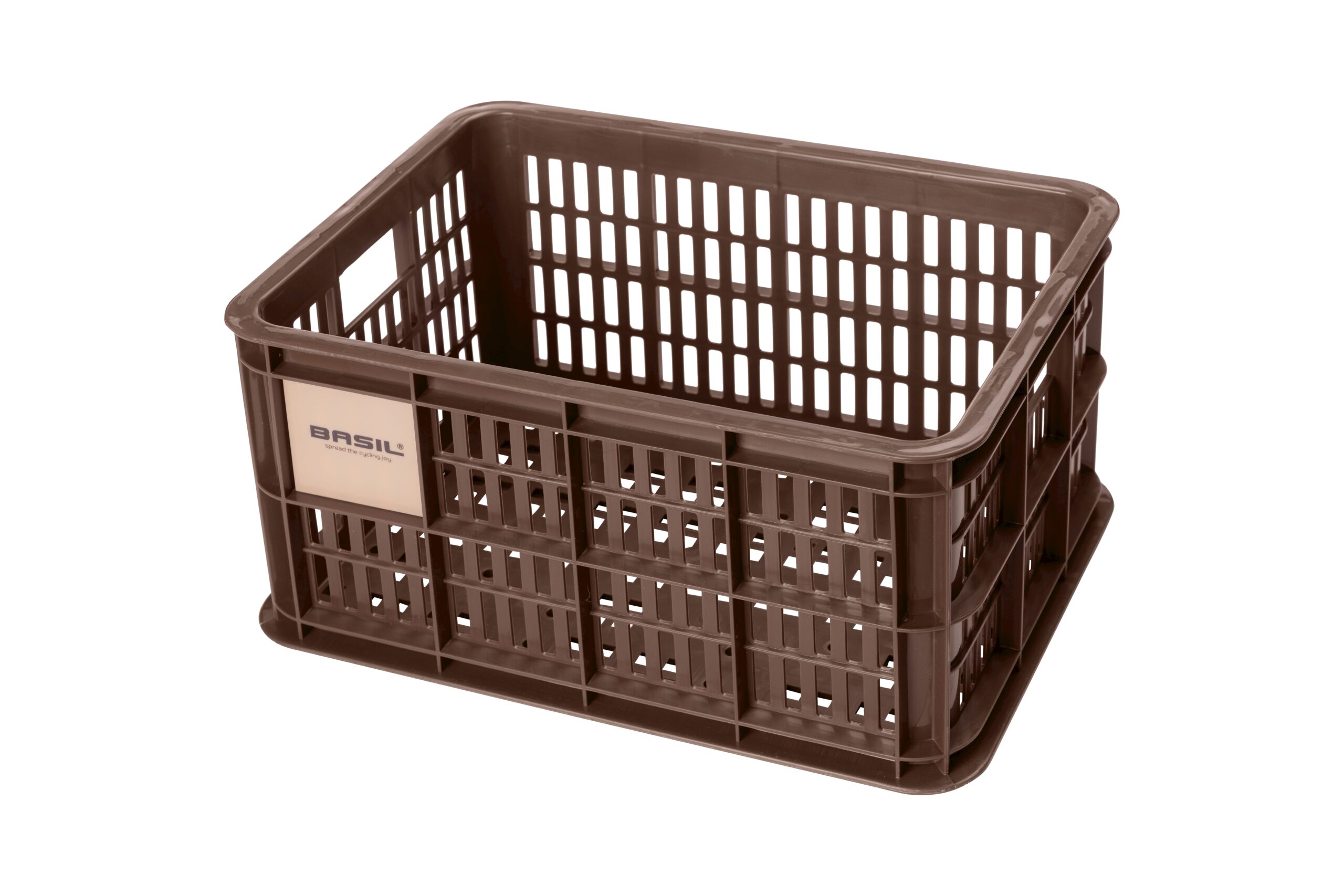 Basil Bike Crate S Brown 17.5L Recycled