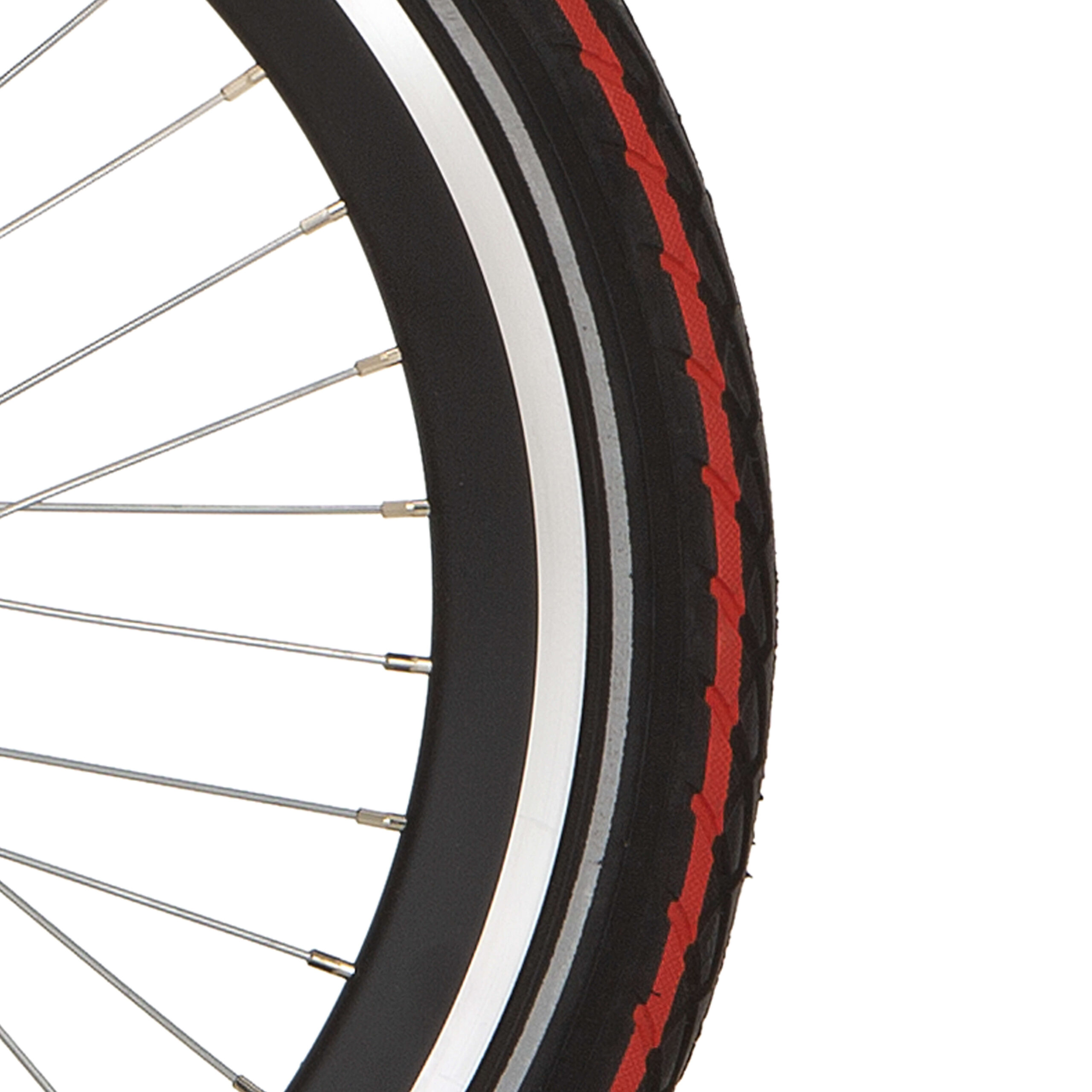 Deli Tire Btb SA-206 20 x 1.75 Black With Red Stripe Reflective