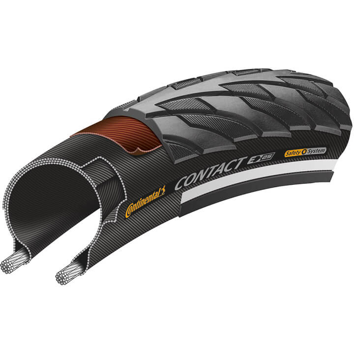 Continental Btb Contact 28 X 1 1/8 Zw Reflective