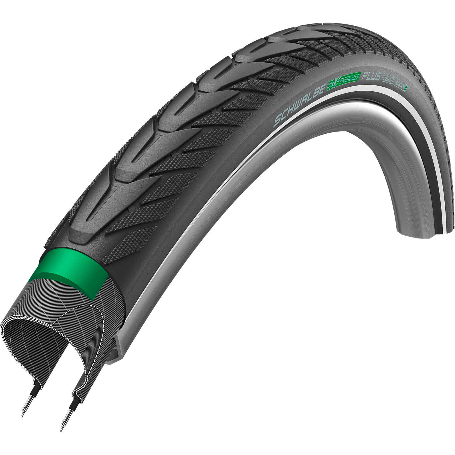 Schwalbe Btb Energizer Plus 28 x 1.40 Black Reflective