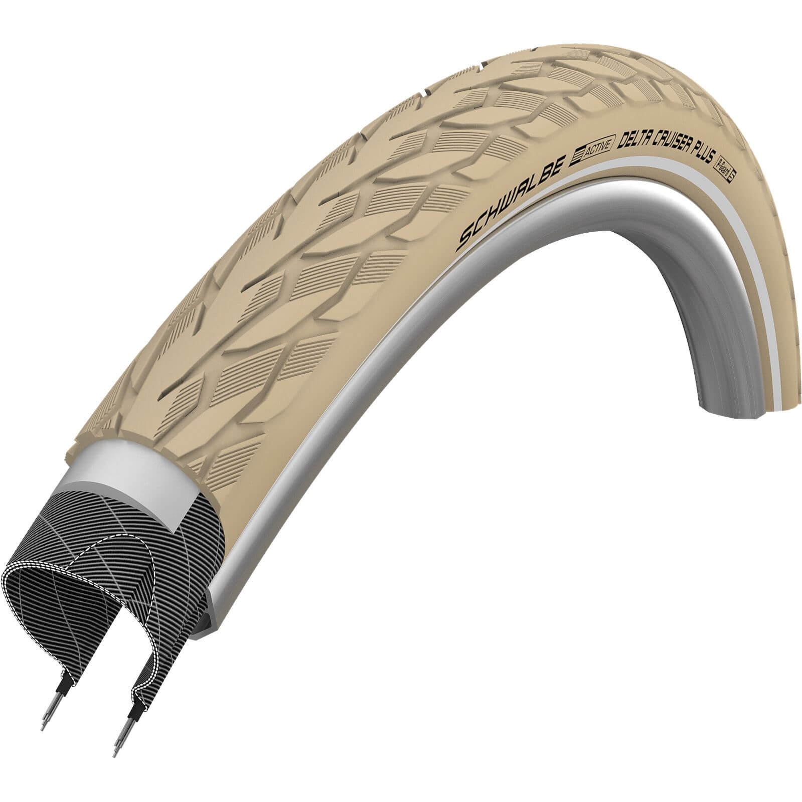 Schwalbe Btb Delta Cruiser Plus 28 x 1.40 Cream Reflective