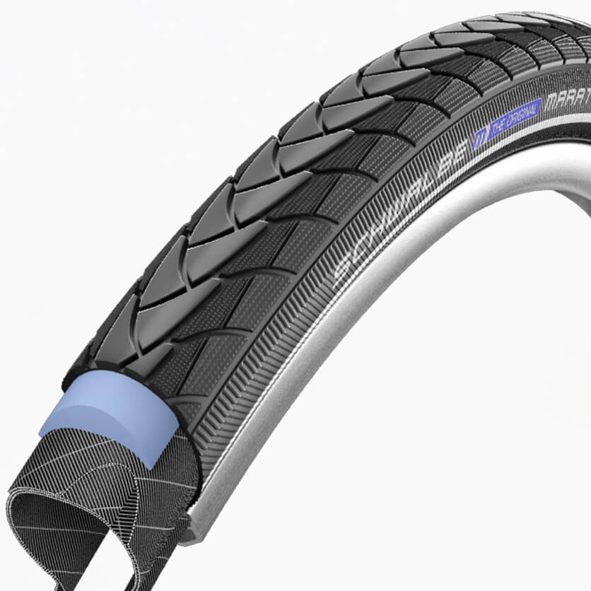 Schwalbe Btb Marathon Plus 24 x 1.75 Black Reflective