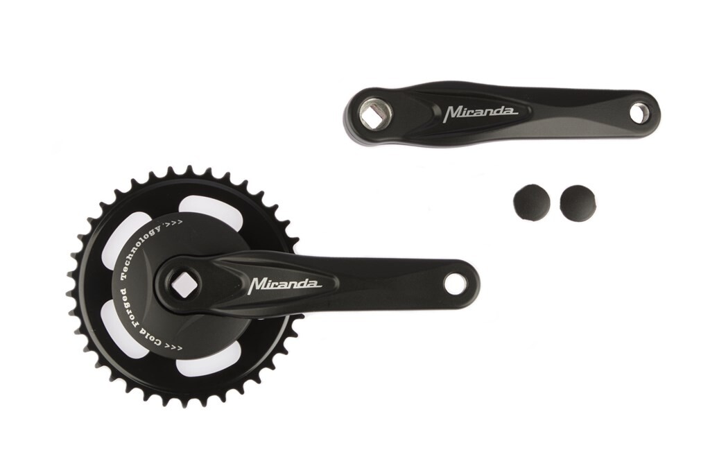 Miranda Crankset 38t Alfa 1 Disc 92mm Black