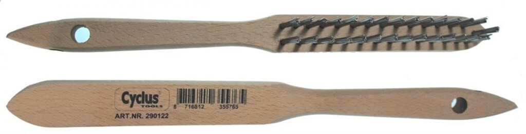 Cycle Steel Brush 2-Row