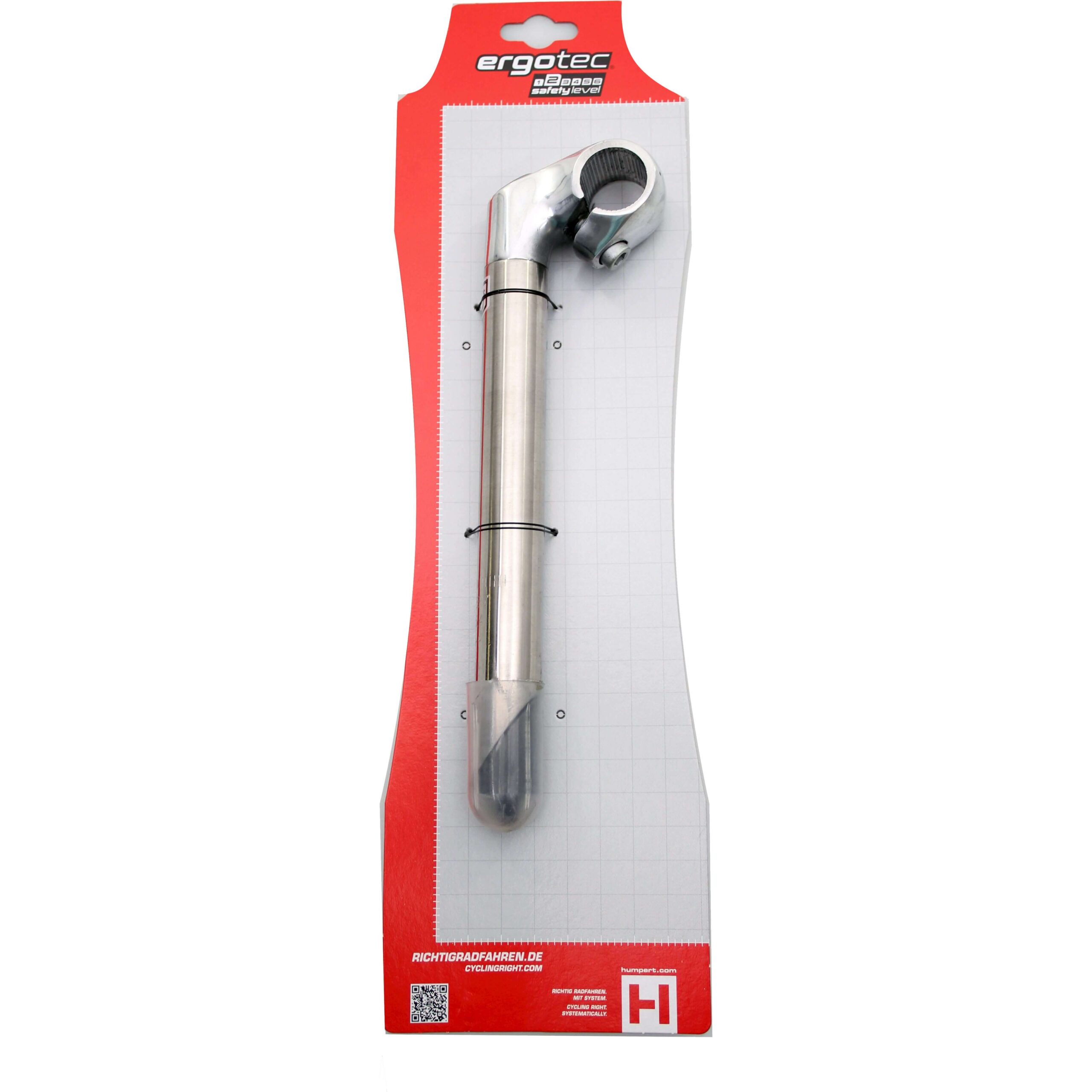 Ergotec Stem Cat 230/25.4 Stainless Steel/Aluminum