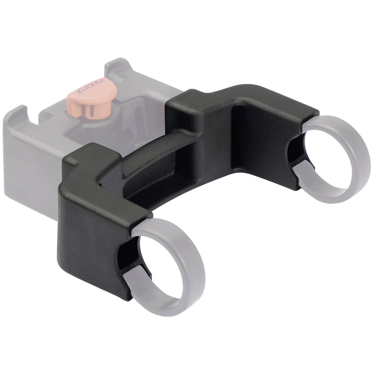 Klickfix Distance Adapter Width 100mm Black Klickfix Distance Adapter Width 100mm Black