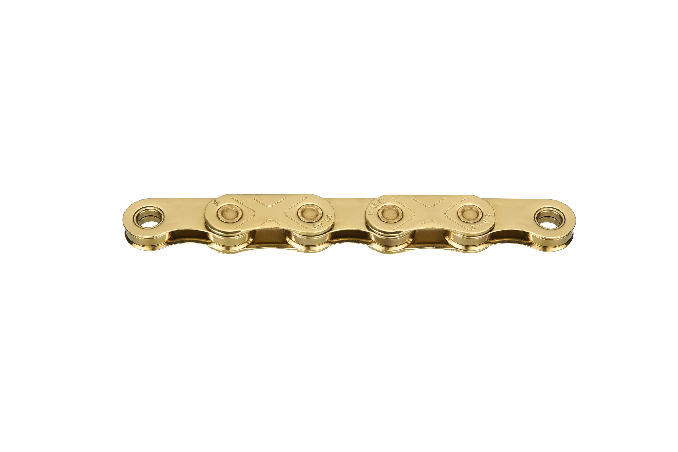 KMC Chain X Flattop SRAM 126s Waxed TiN Gold KMC Chain X Flattop SRAM 126s Waxed TiN Gold