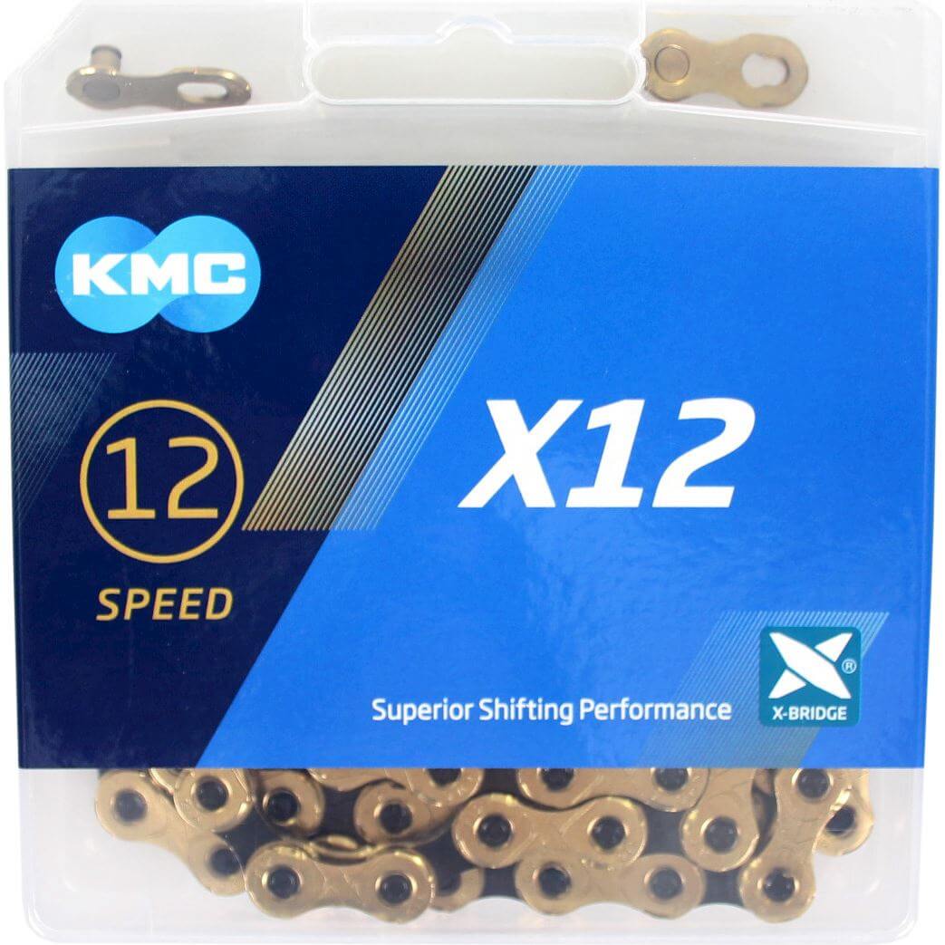 KMC Chain X12 Gold/Black 126s