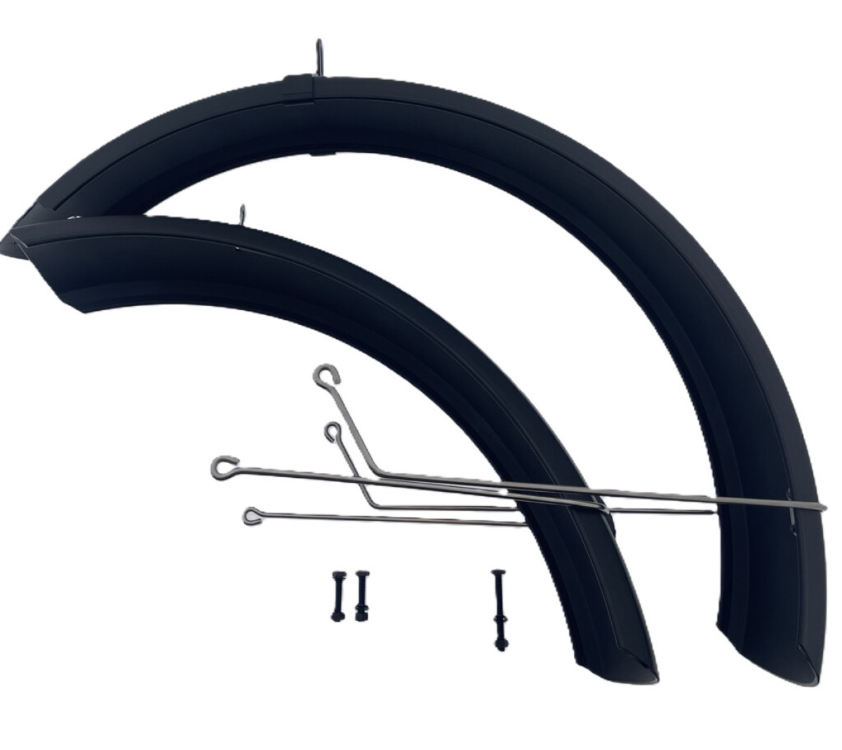 Mirage Fender Set 20 Fatbike Incl Mounting Black Mirage Fender Set 20 Fatbike Incl Mounting Black