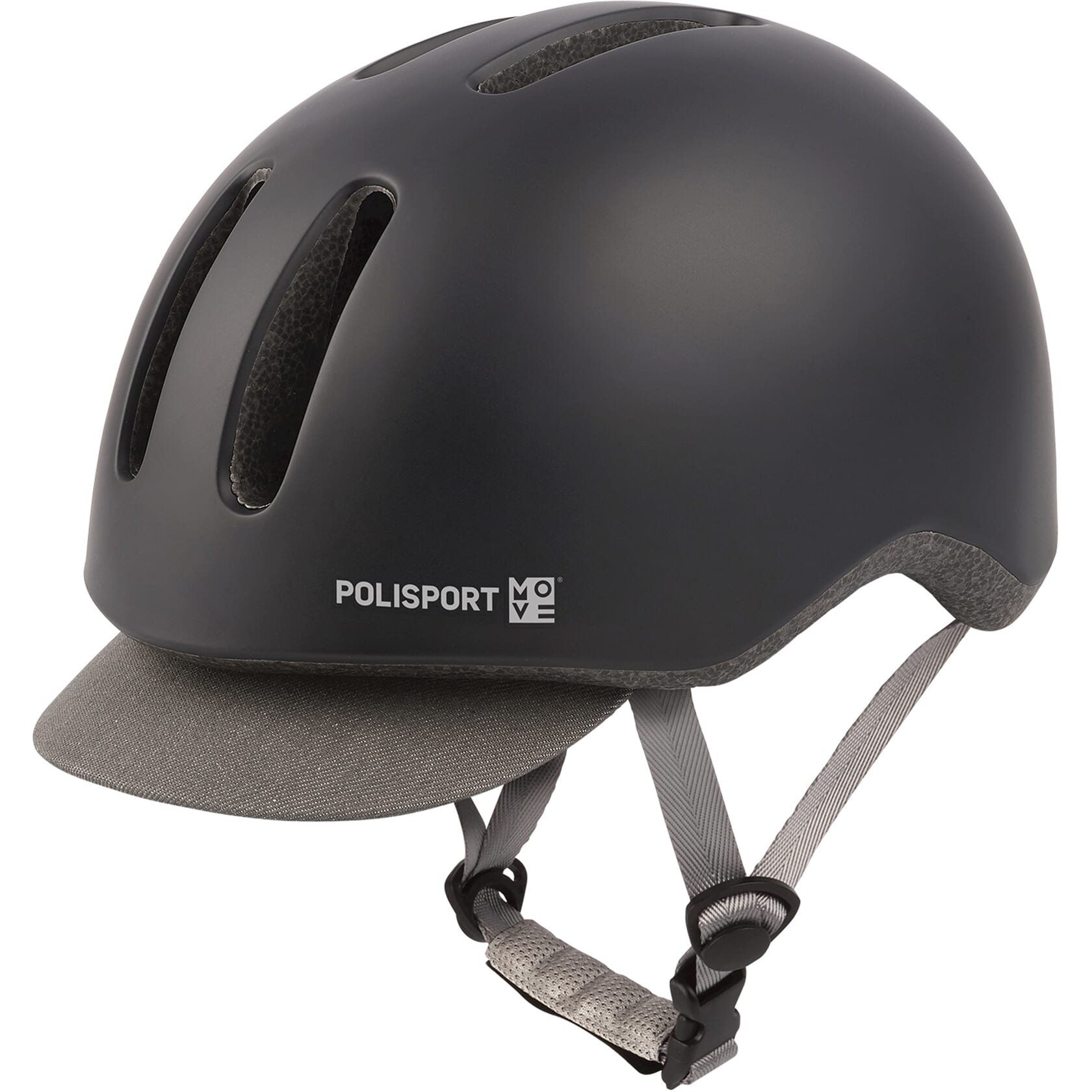 Polisport Commuter Helmet M 54-58 cm Black Matte