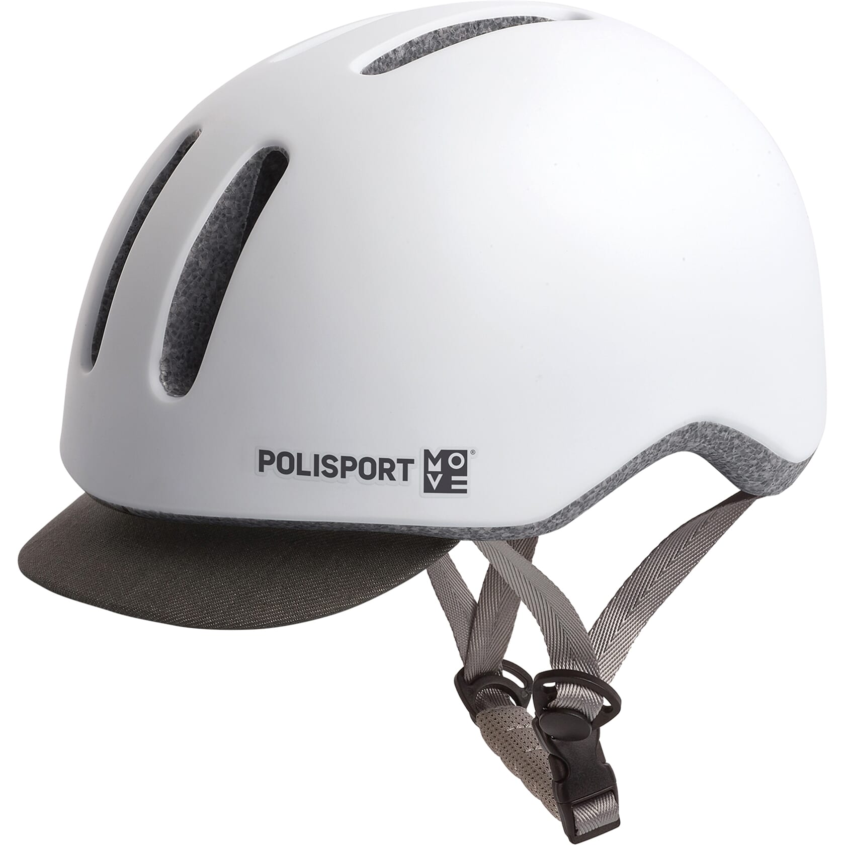 Polisport Commuter Helmet L 58-61 cm White Matte