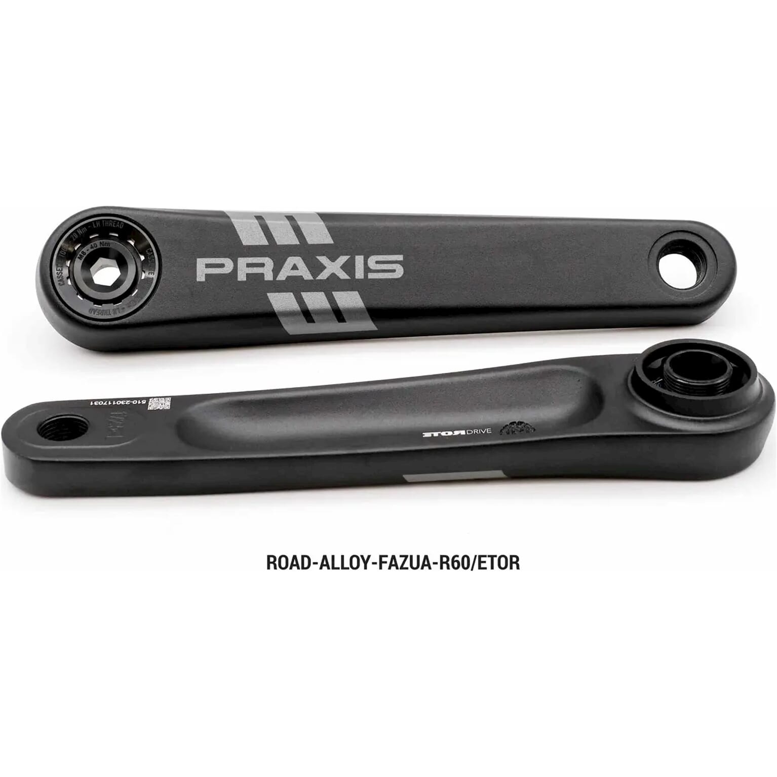 Praxis Crankset E-Race Alloy Etor Spline 175mm (Fazua R60)
