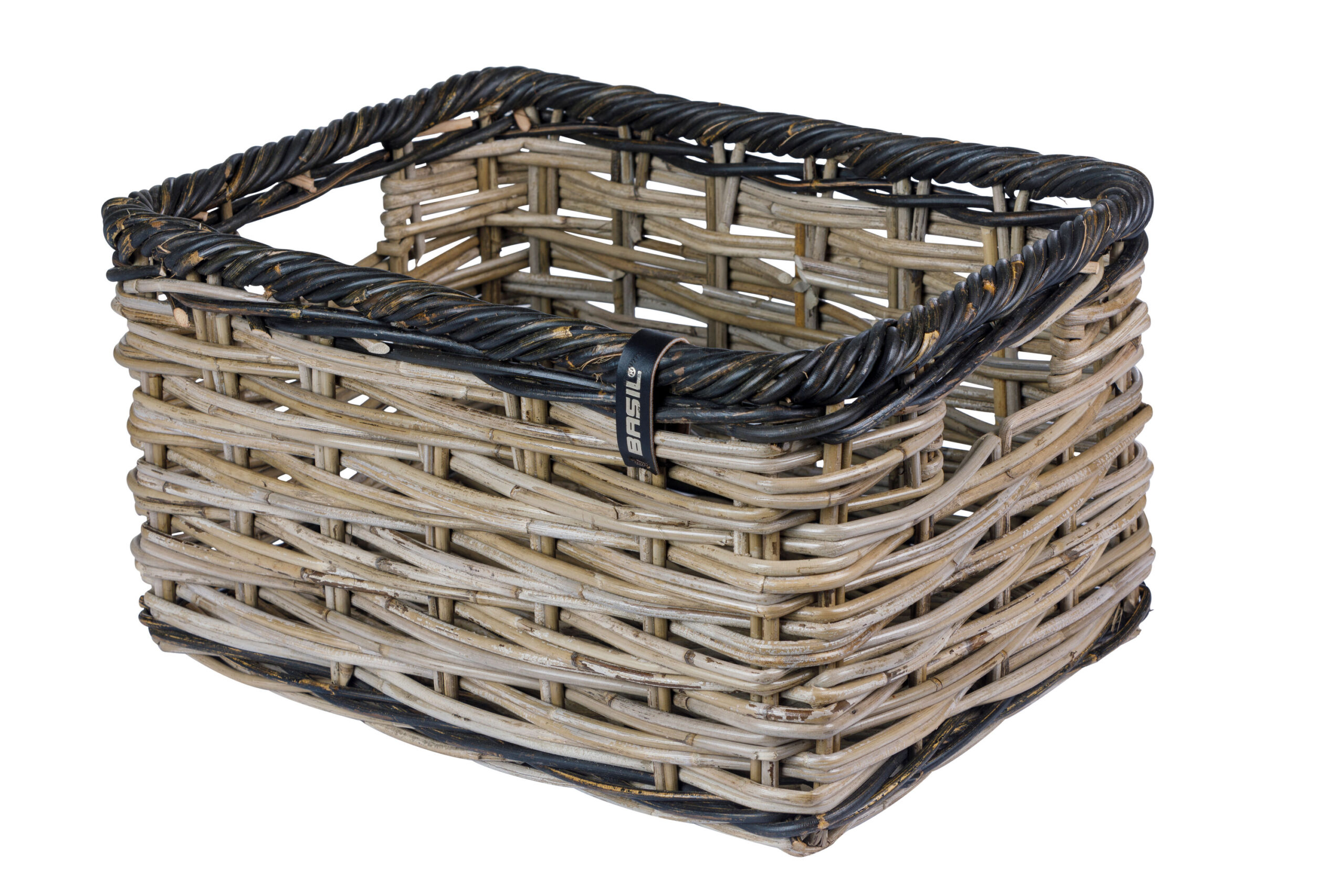 Basil Man Cane Dijon L Rattan Grey Black Basil Man Cane Dijon L Rattan Grey Black