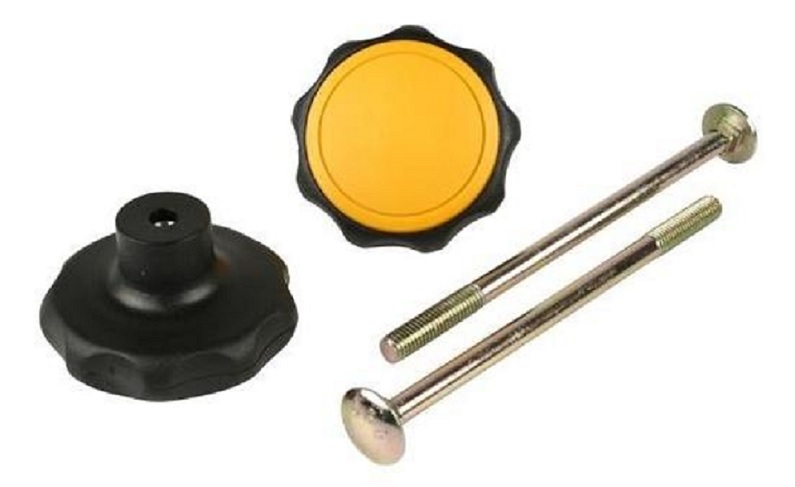 Spinner Knob With Bolt Black Orange (2) Spinner Knob With Bolt Black Orange (2)