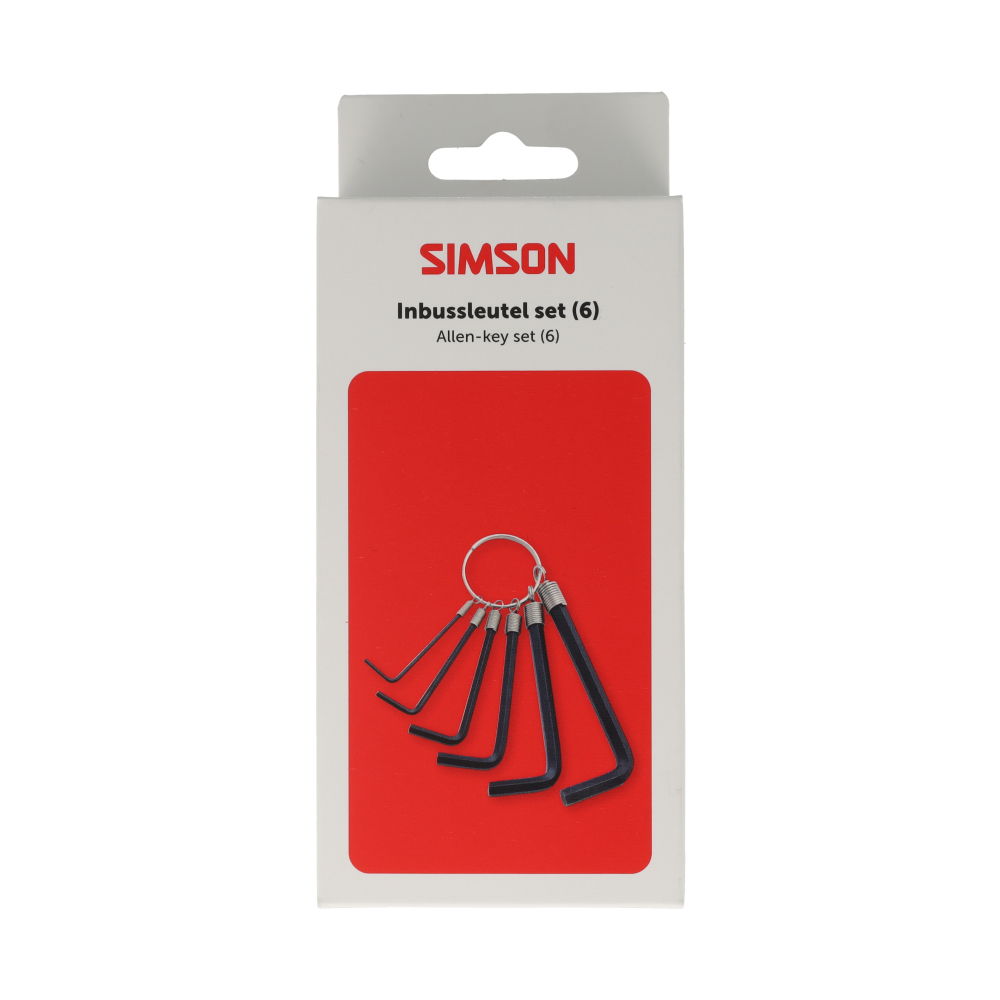 Simson Allen Key Set 6-Piece Simson Allen Key Set 6-Piece