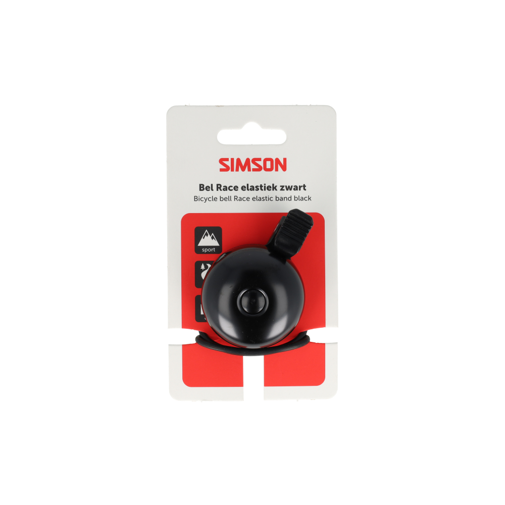Simson Bell Race With Elastic Mount Black Simson Bell Race With Elastic Mount Black