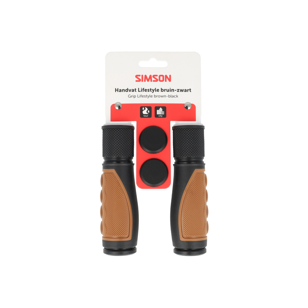 Simson Handgrips Lifestyle Brown Black Simson Handgrips Lifestyle Brown Black