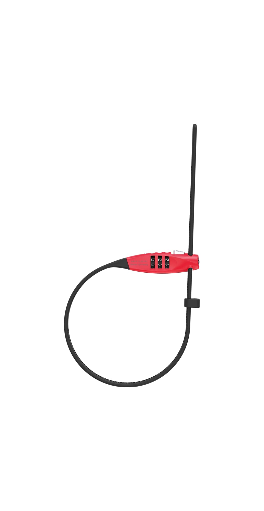 Abus Cable Lock Code Combiflex TravelGuard Red