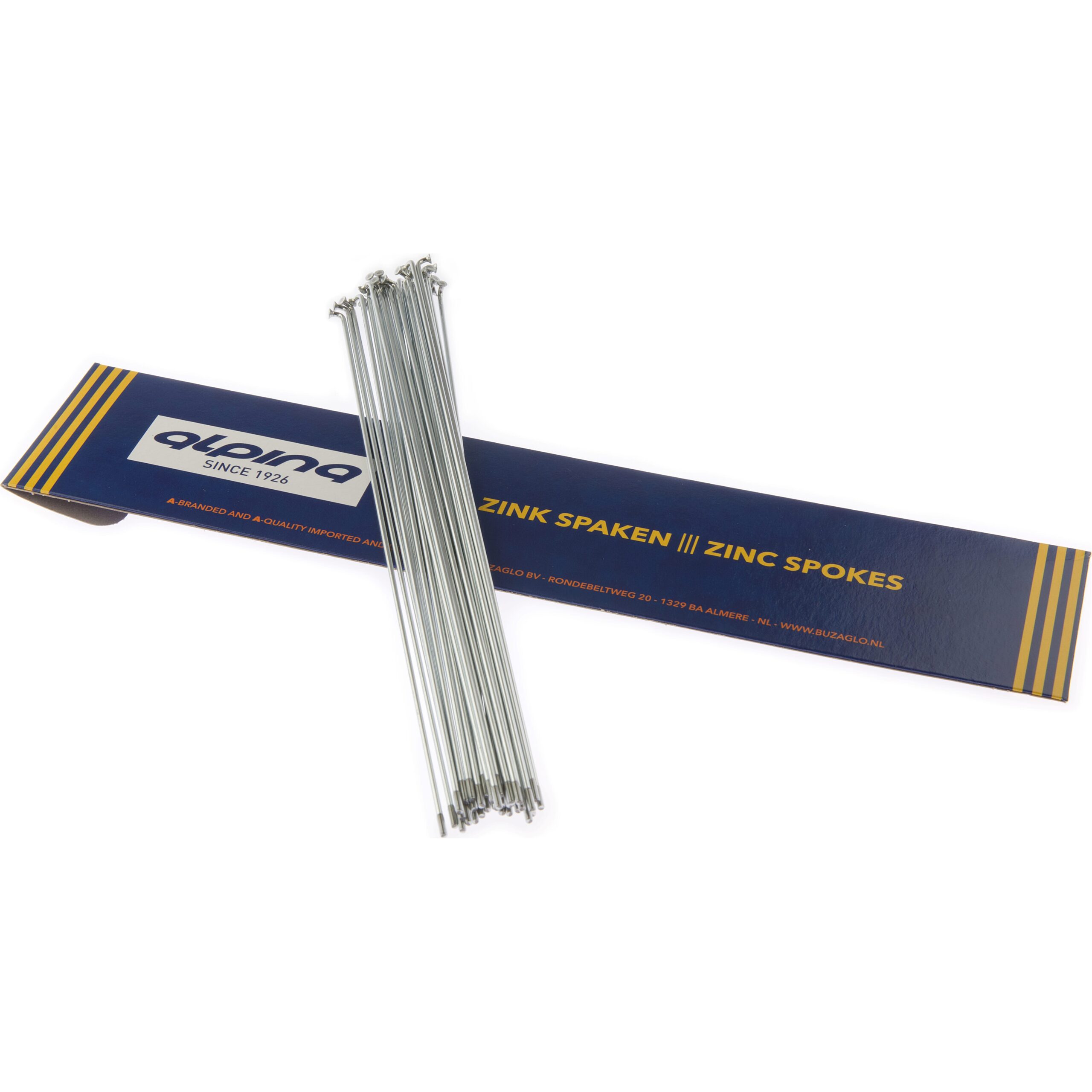 Alp Spoke 14-240mm Zinc Silver (18 Pieces) Alp Spoke 14-240mm Zinc Silver (18 Pieces)