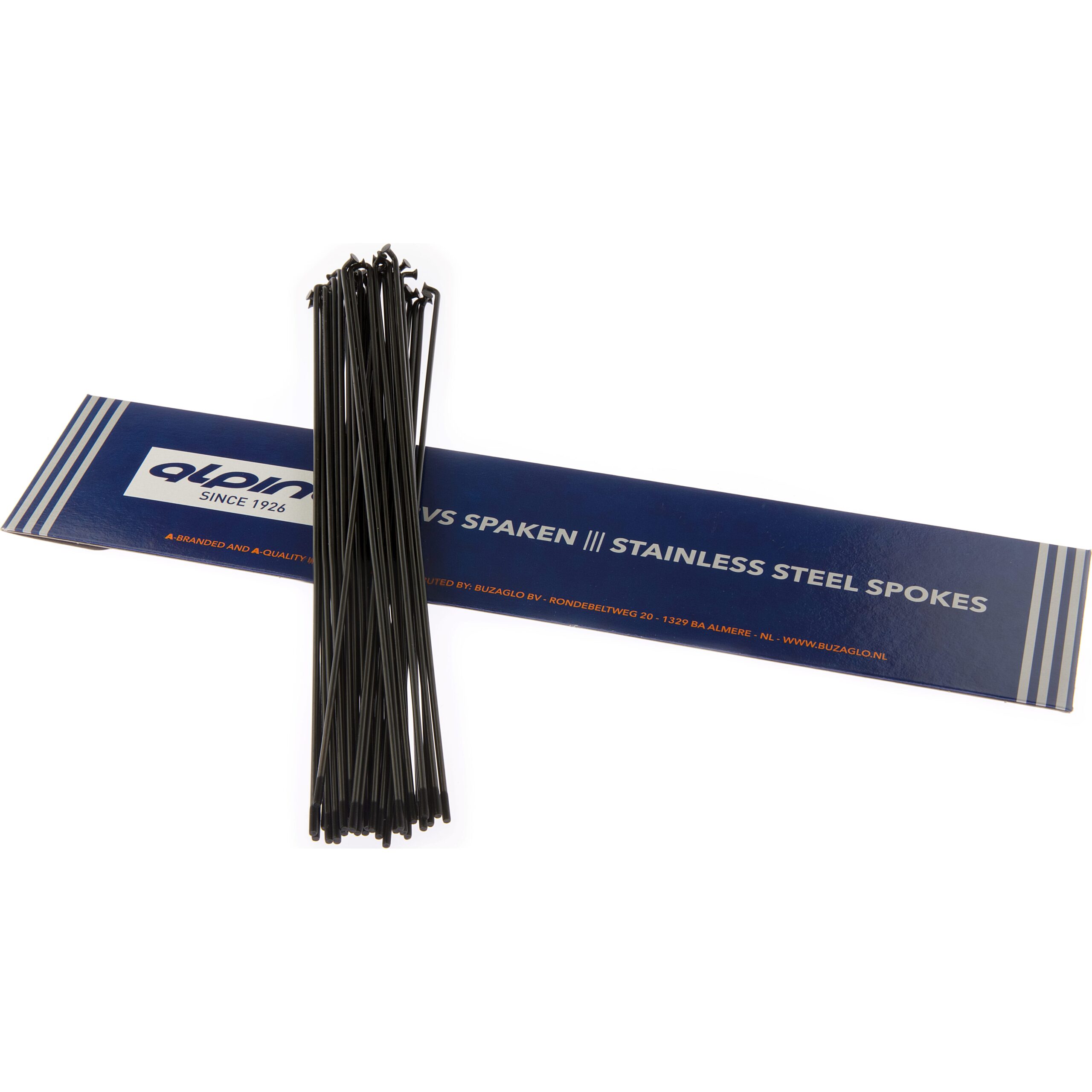 Alp Spoke LDR 13-280mm Stainless Steel Black (36 Pieces) Alp Spoke LDR 13-280mm Stainless Steel Black (36 Pieces)