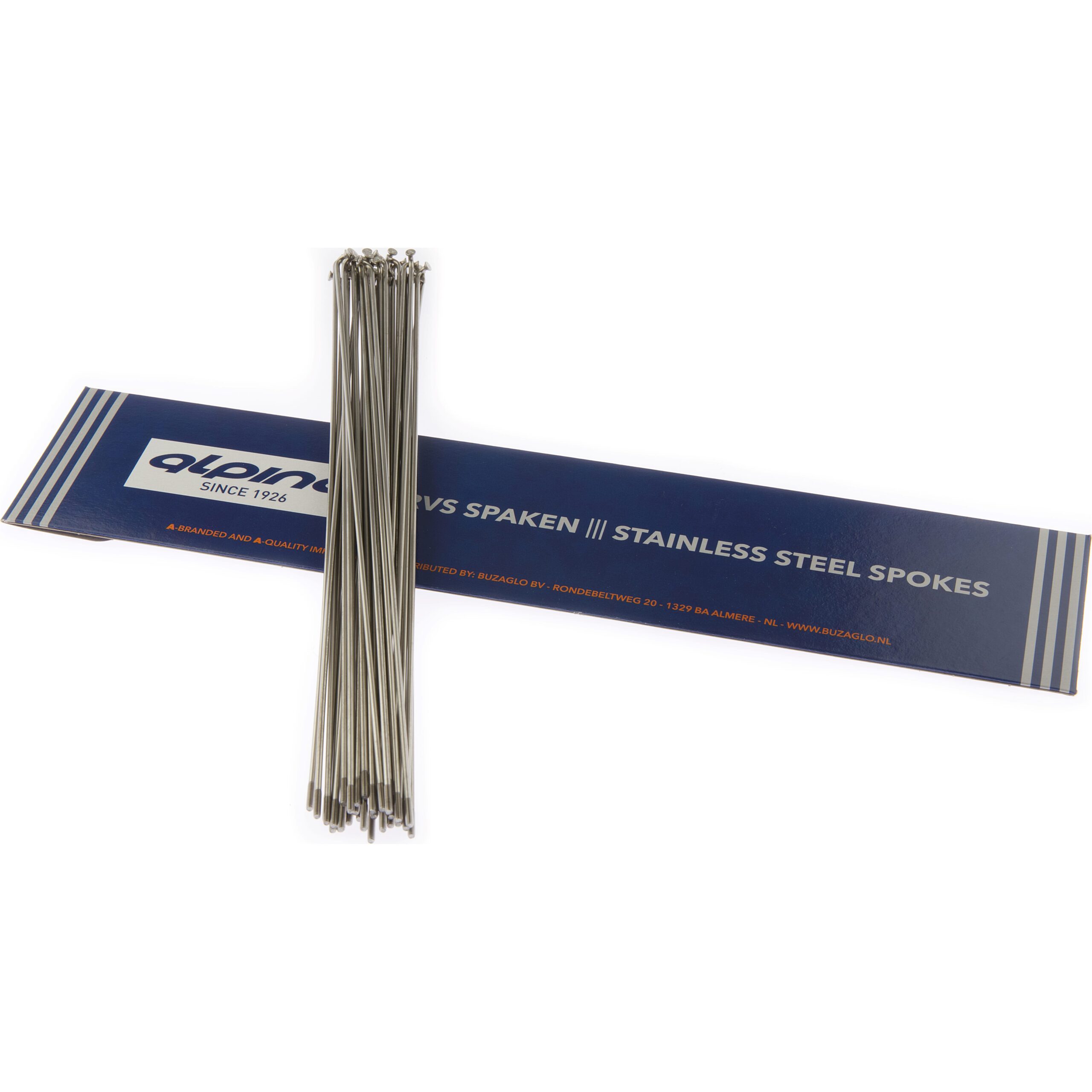 Alp Spoke LDR 14-190mm Stainless Steel Silver (18 Pieces)