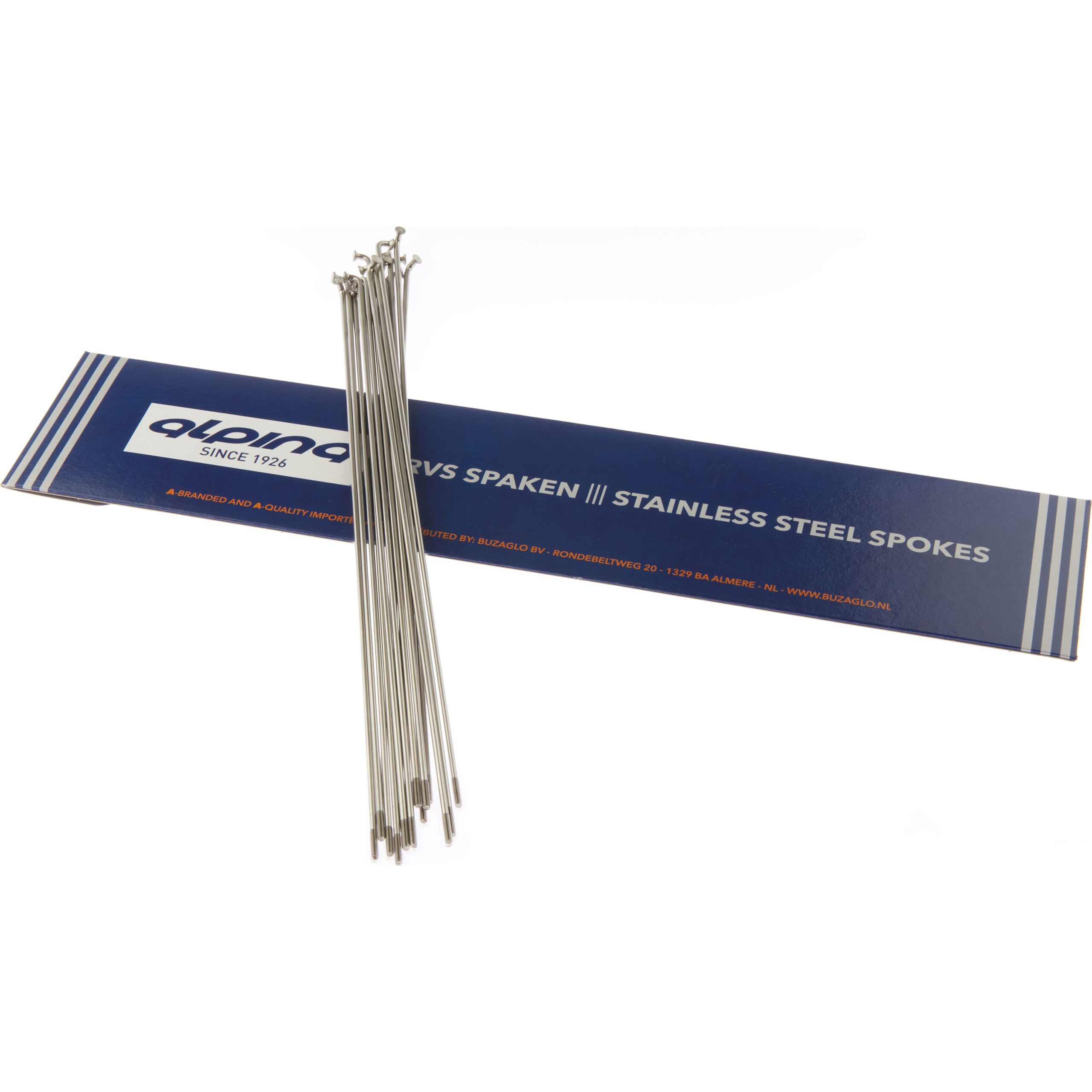 Alp Spoke STR 13/14-276mm Stainless Steel Silver (18 Pieces)