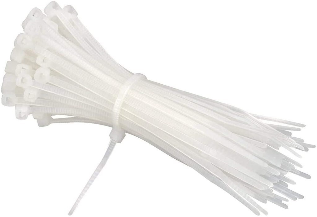 Bag Cable Tie White 200mmx2.5mm(100) Bag Cable Tie White 200mmx2.5mm(100)
