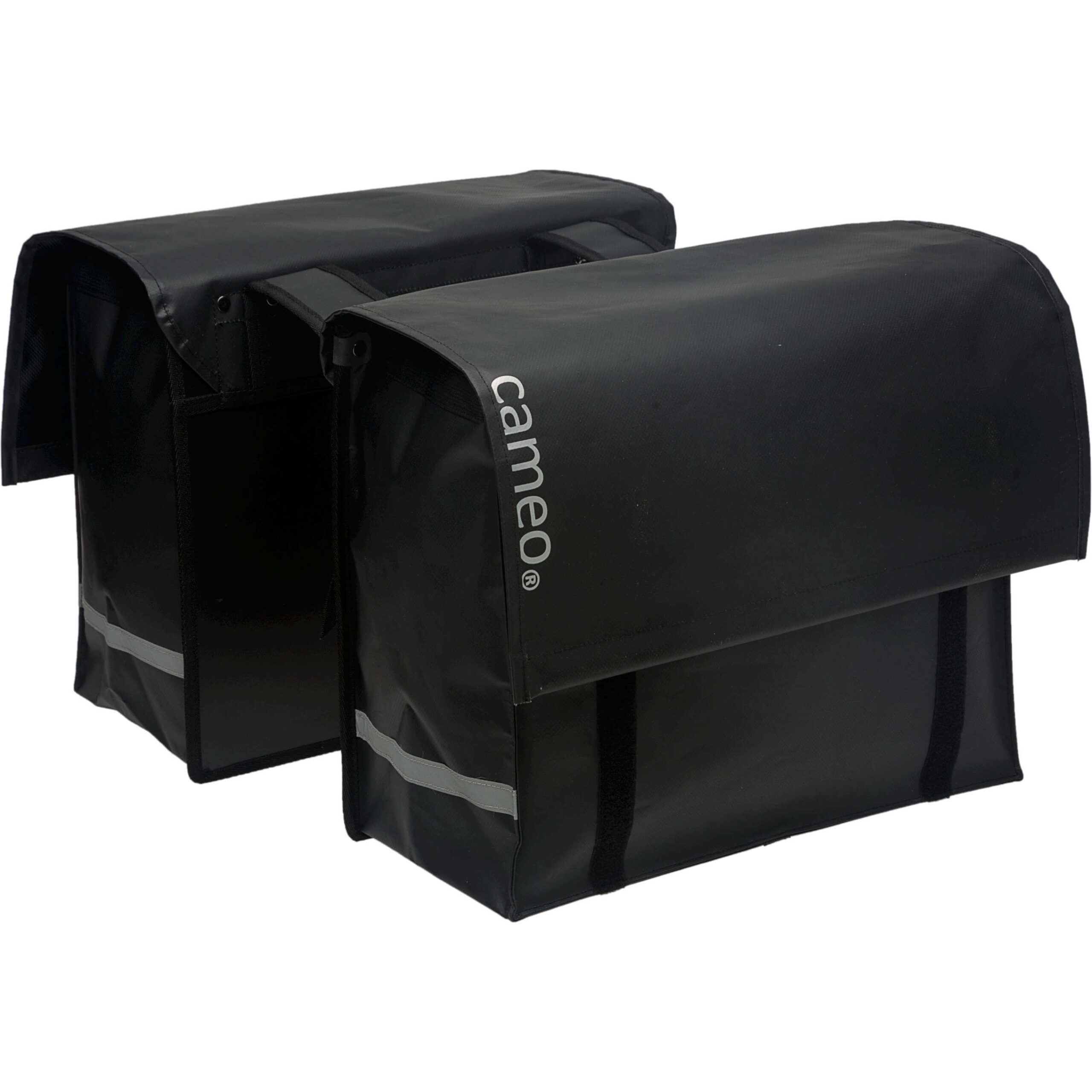 Cameo Double Bicycle Bag Cameo Bisonyl Dull Black 46L