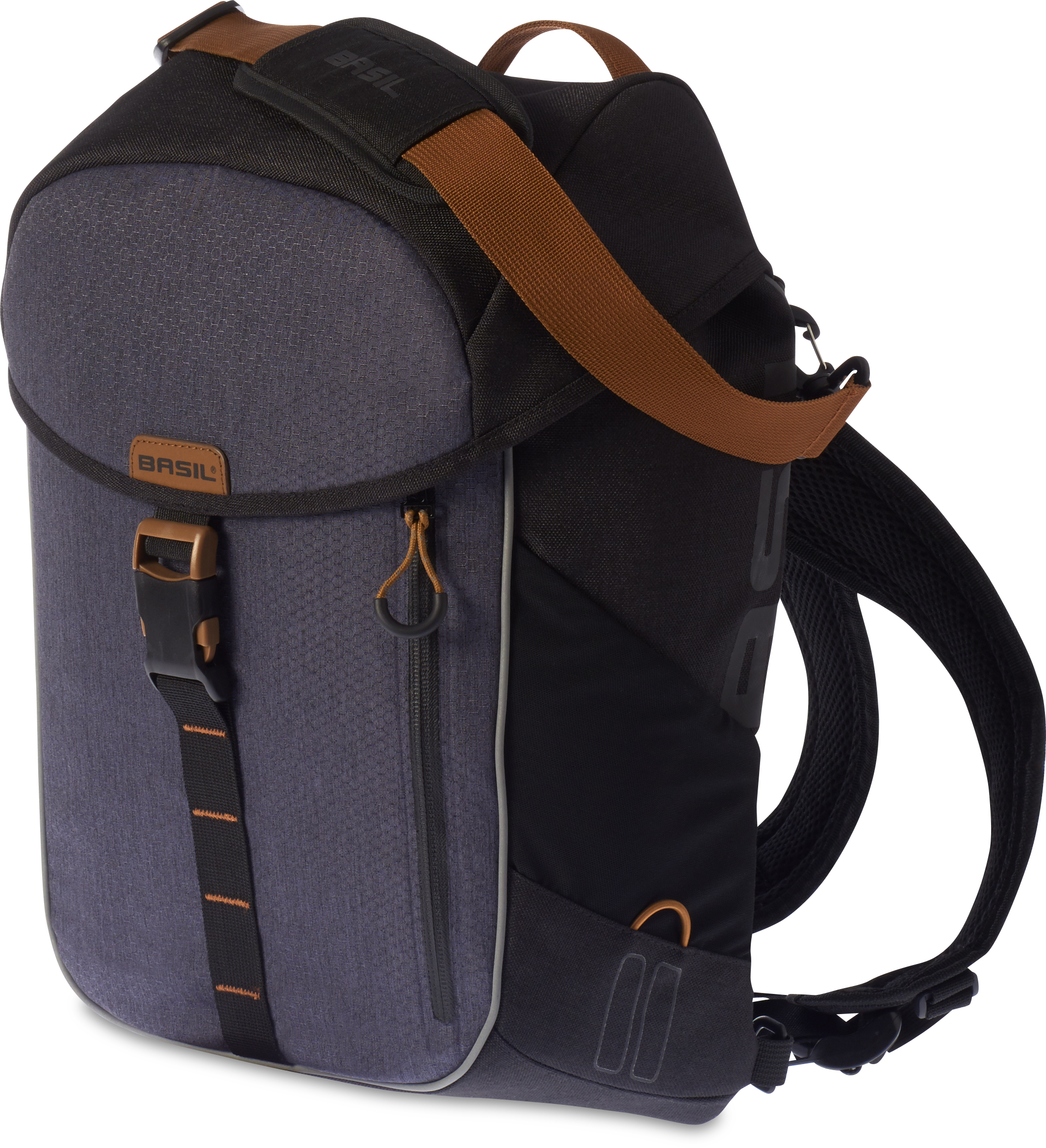 Basil Backpack Miles Daypack Black Slate 17L