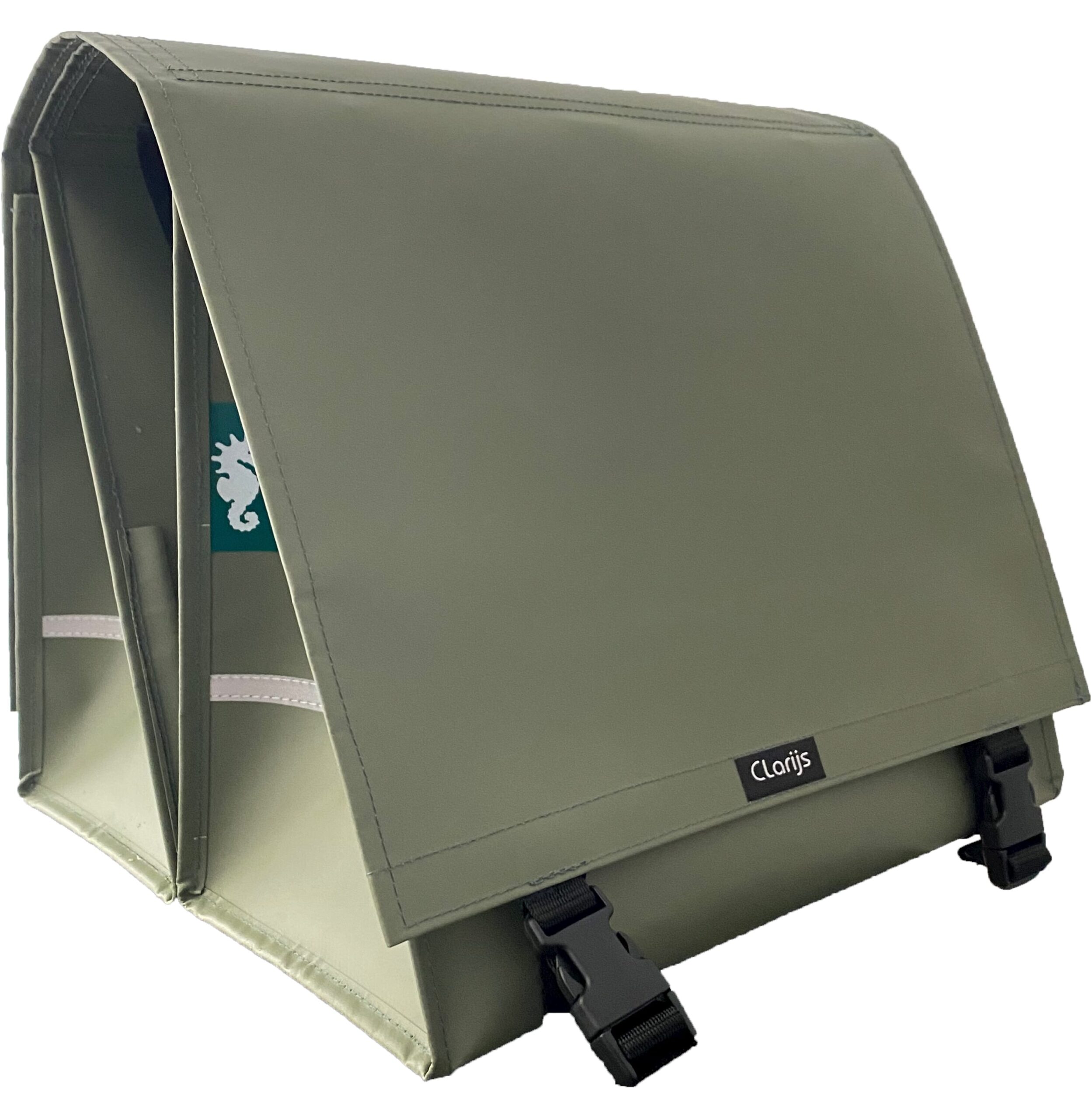 Clarijs Double XL PVC Bike Bag 46L Matte Olive