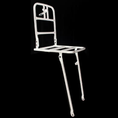 Front Carrier Transport 28 Headset Mount Aluminum White