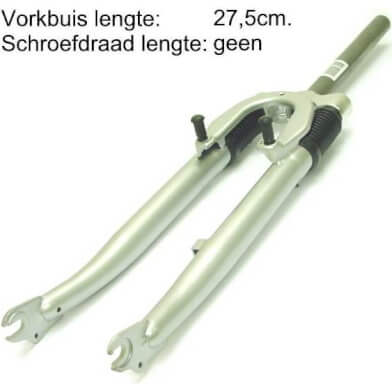 Suspension Fork 28 1 1/8 Ahead Silver
