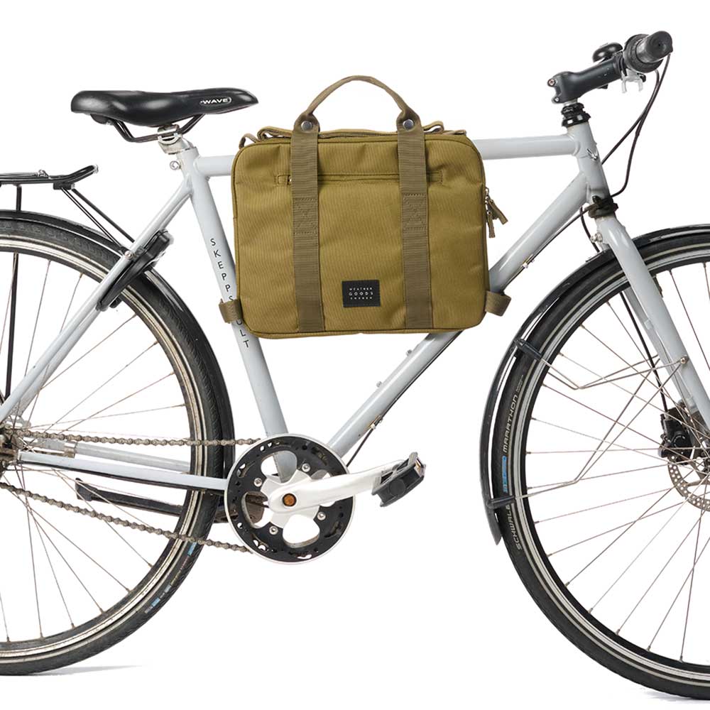 Weathergoods Sweden Tas City Framebag Olive Weathergoods Sweden Tas City Framebag Olive